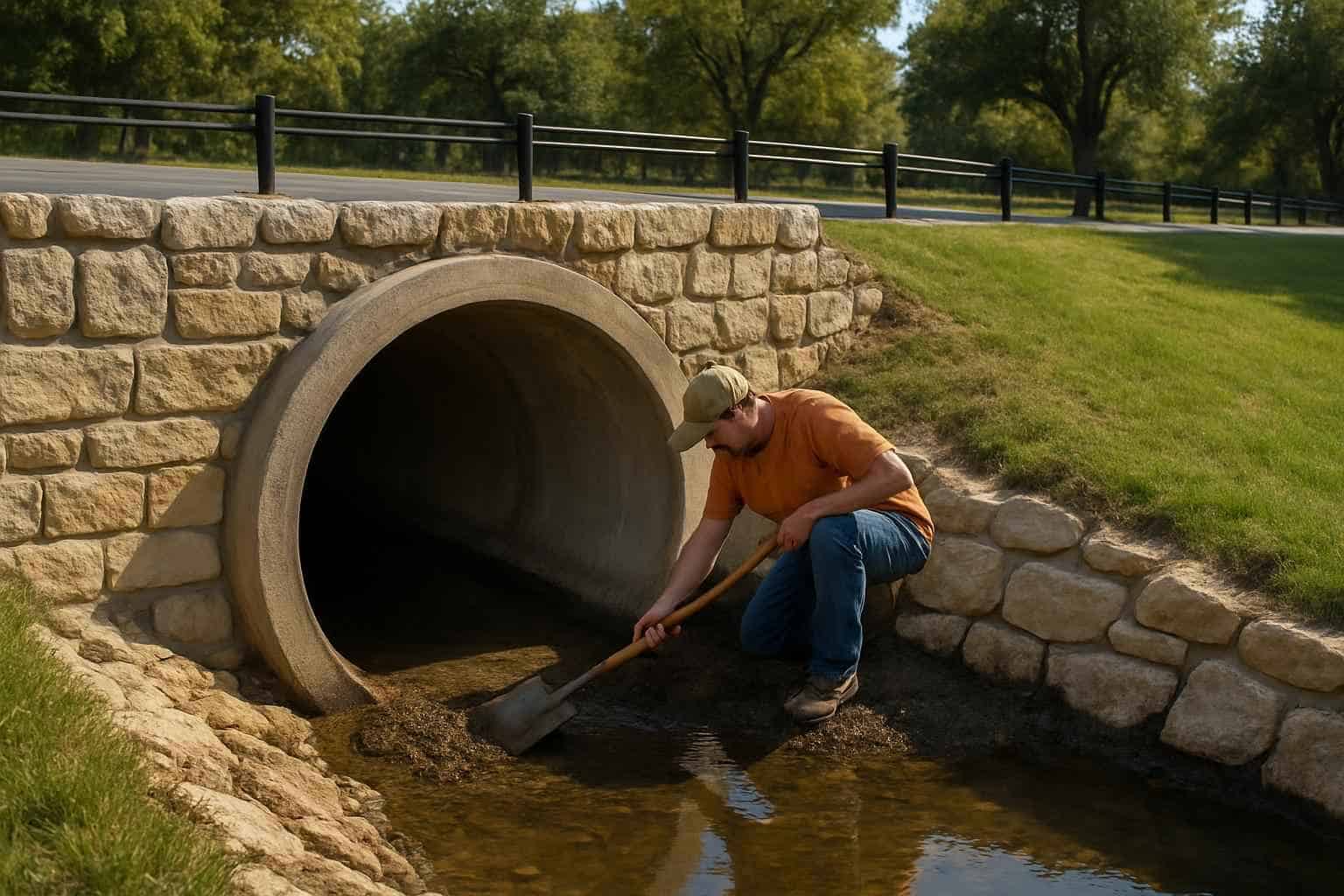 Culvert Maintenance in Kerrville Texas