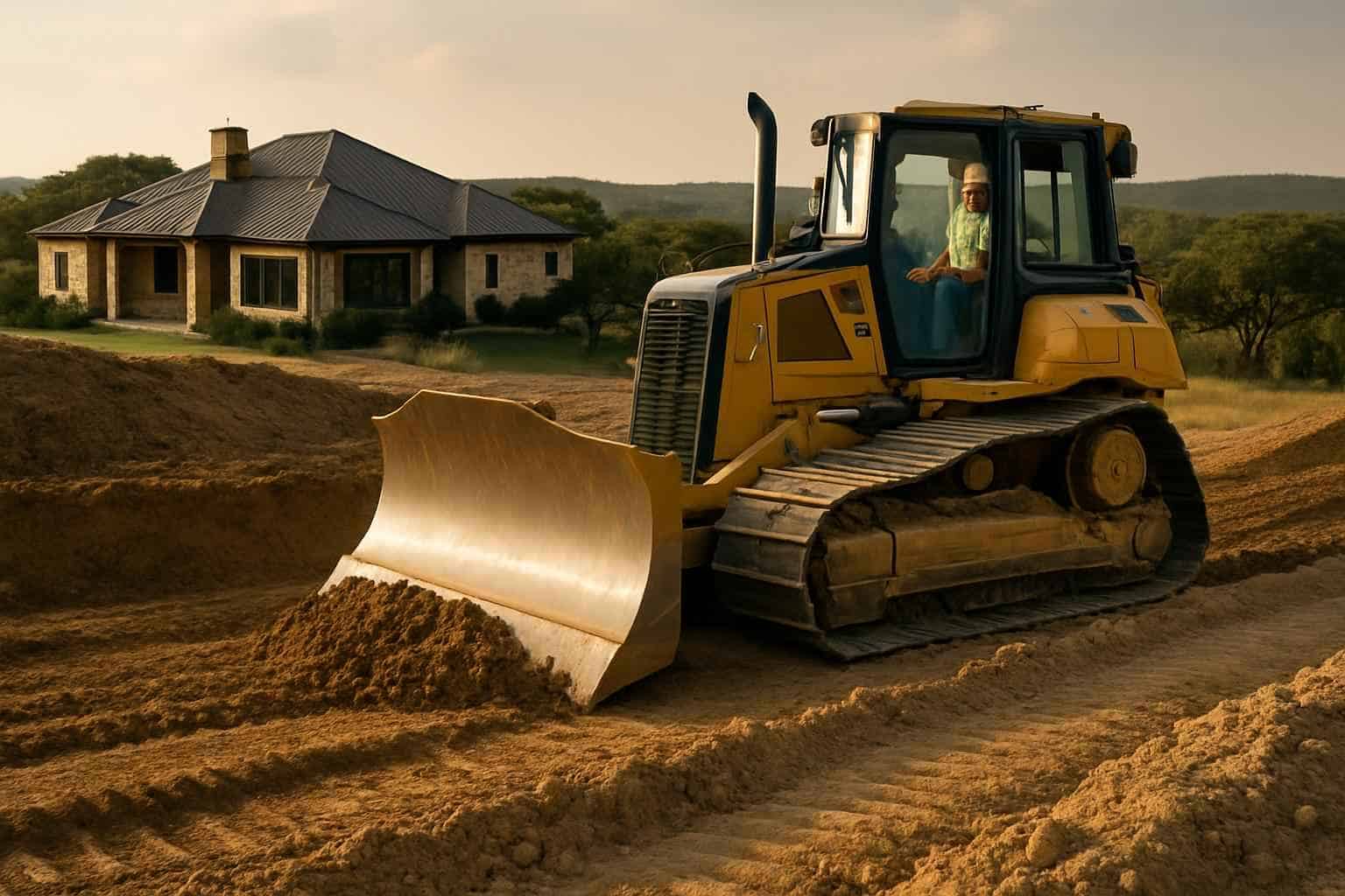 Cut and Fill in Comfort Texas