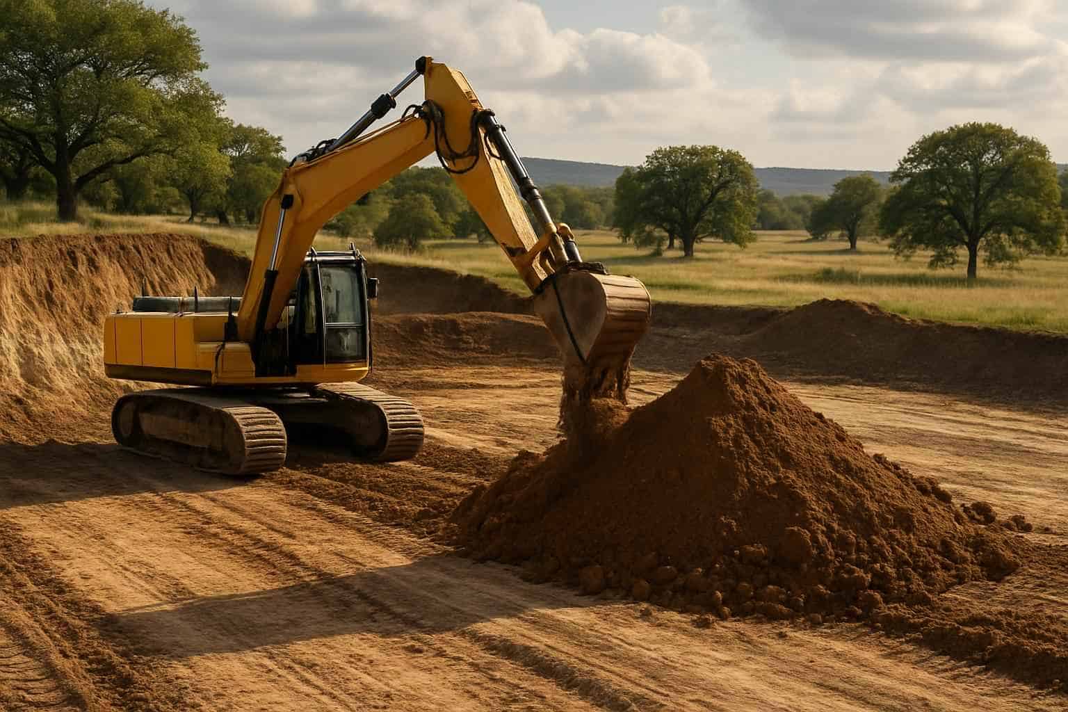 Cut and Fill in Doss Texas