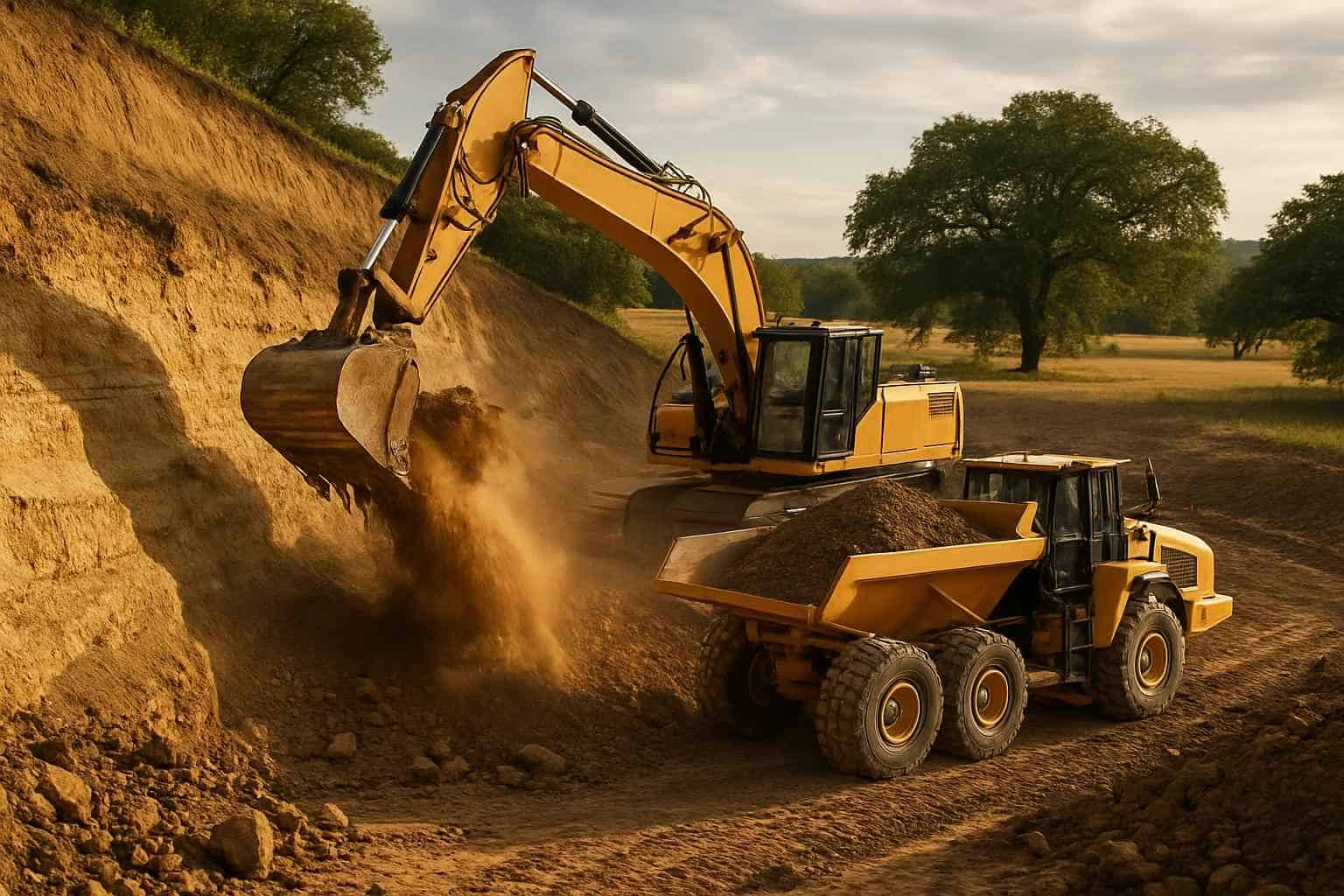 Cut and Fill in Waring Texas