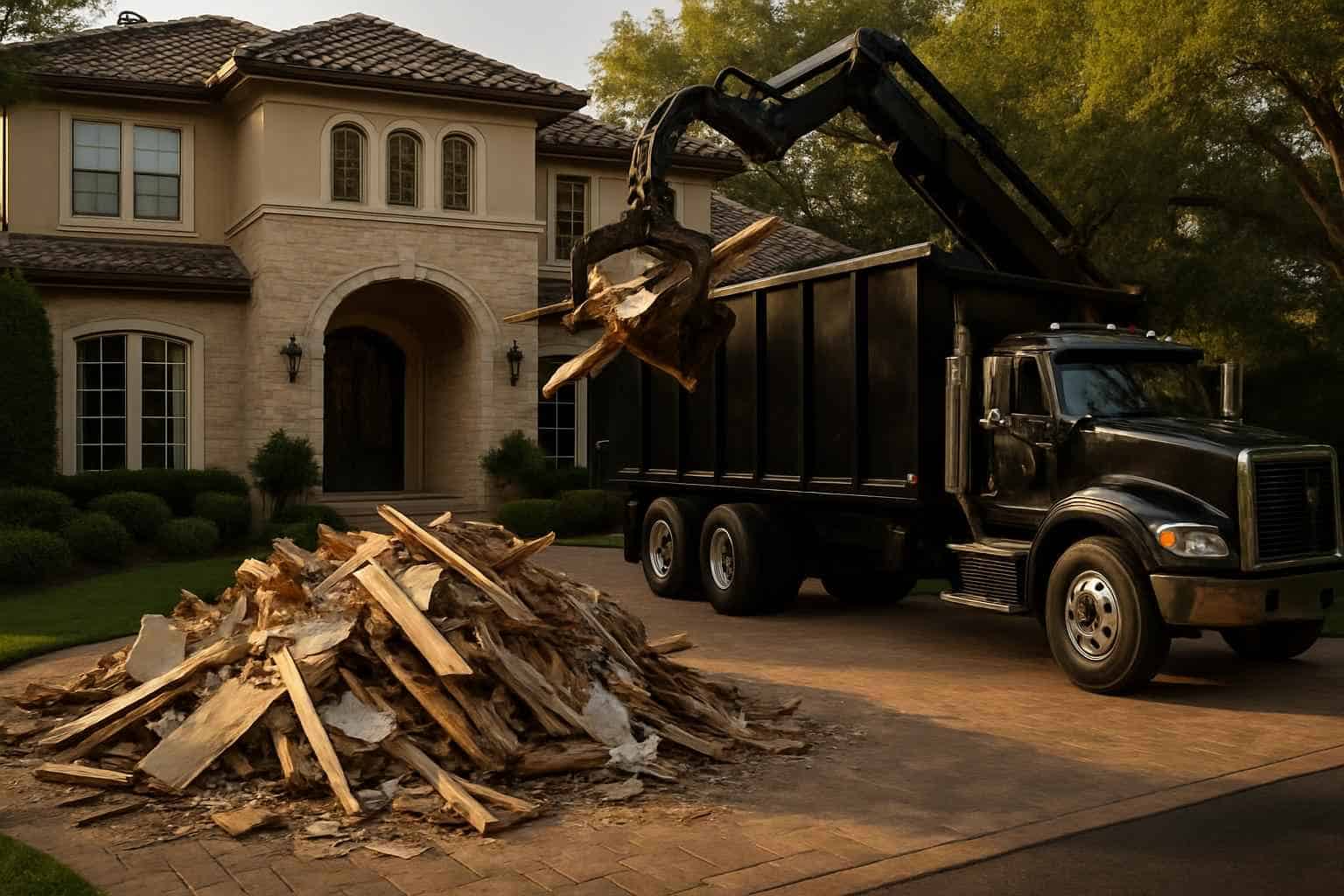 Debris Haul Off in Kerrville Texas