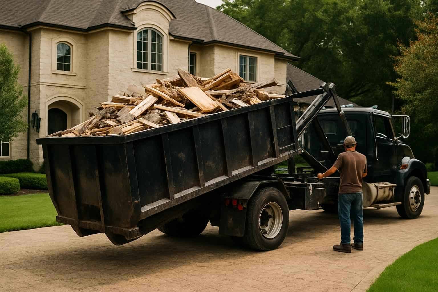 Debris Haul Off in Waring Texas