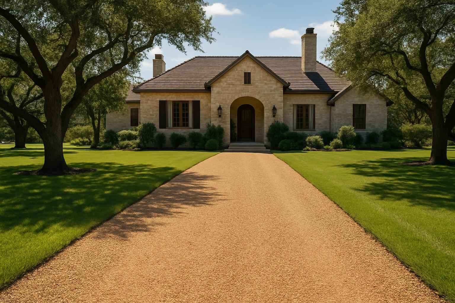 Decomposed Granite Driveway in Comfort Texas