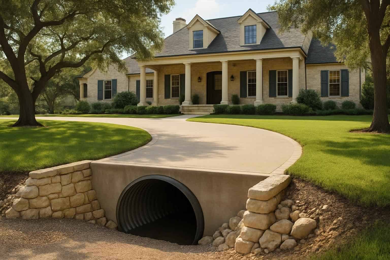 Driveway Culverts in Comfort Texas