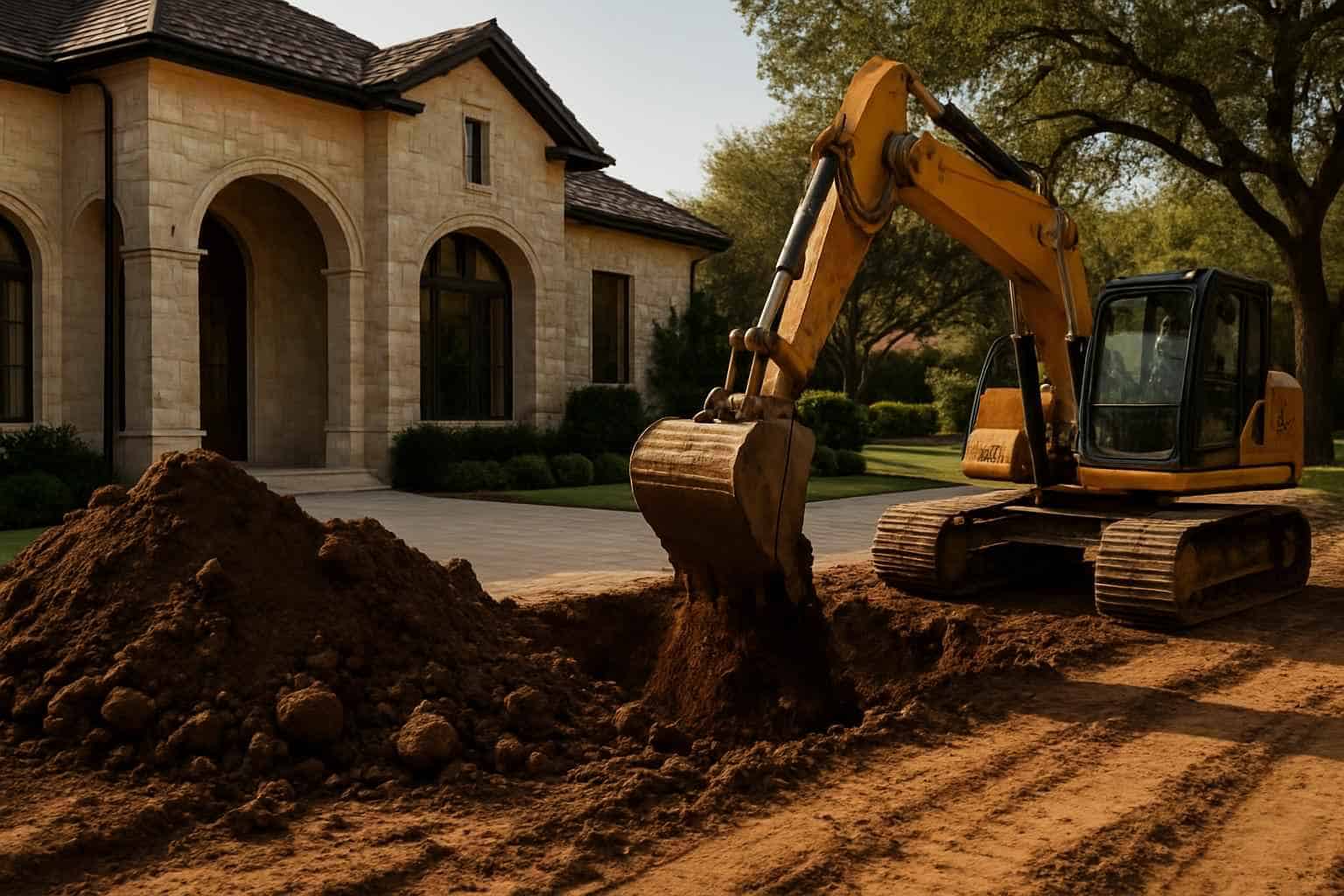 Driveway Excavation in Comfort Texas