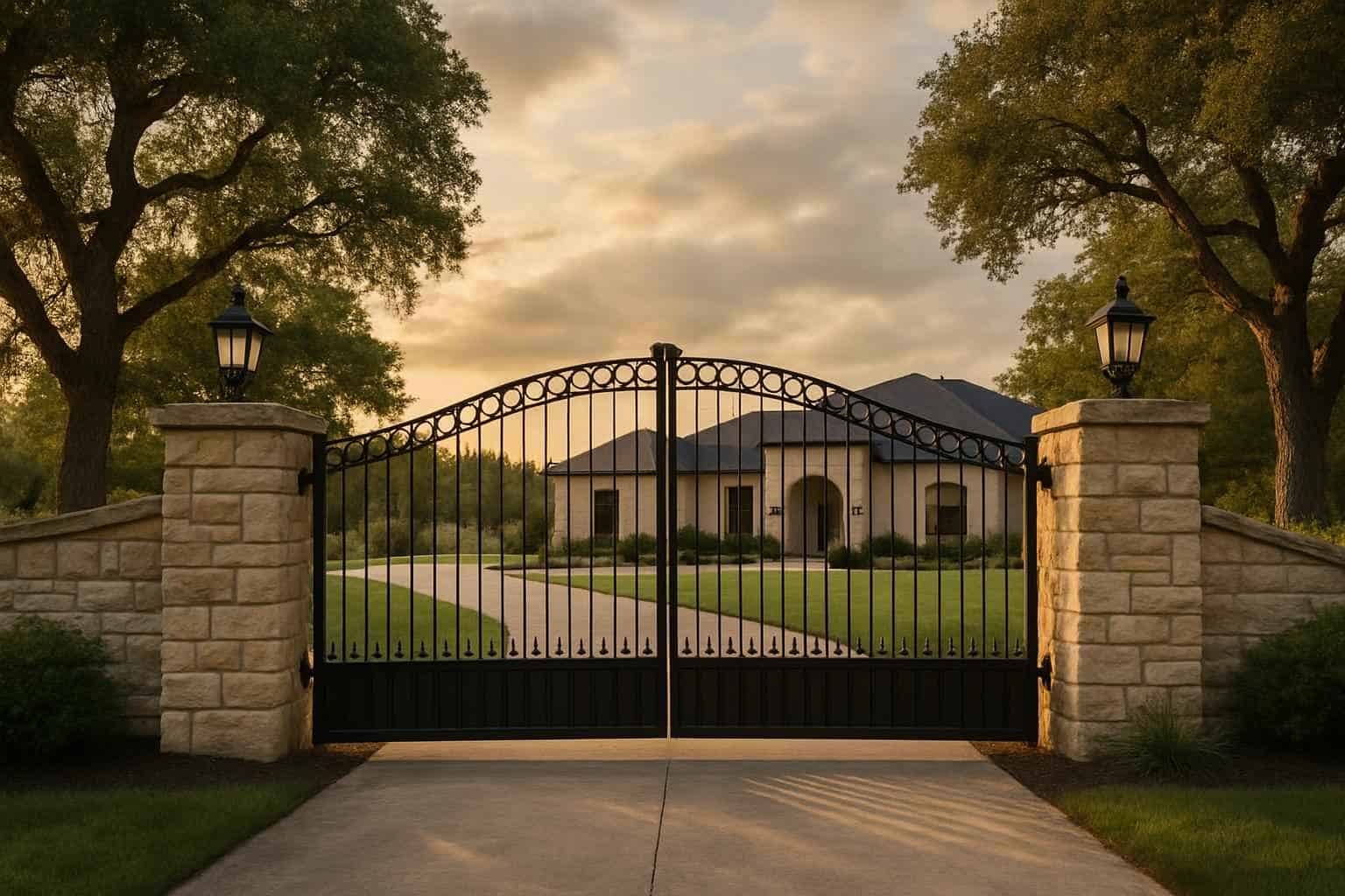 Driveway Gates in Comfort Texas
