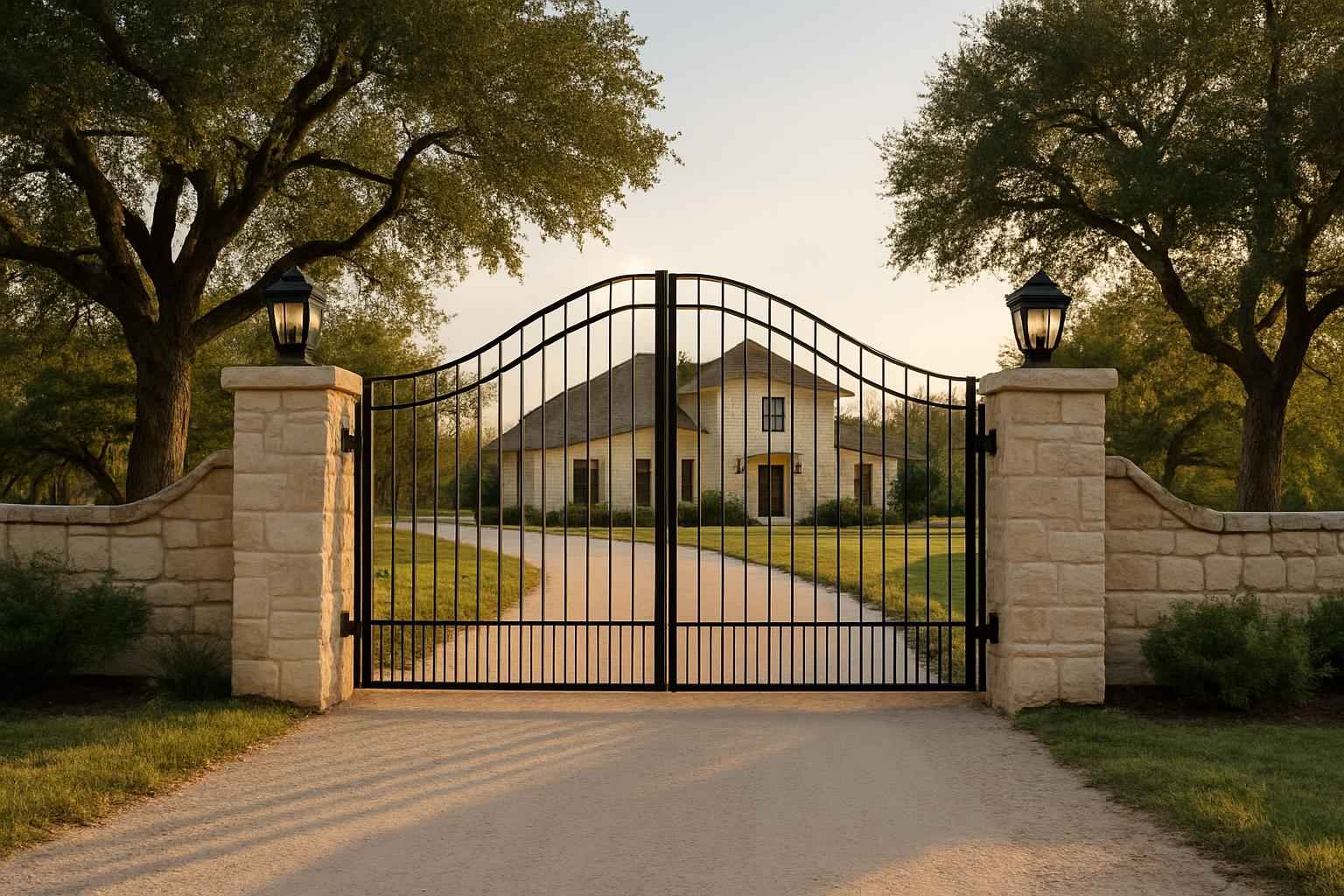 Driveway Gates in Waring Texas