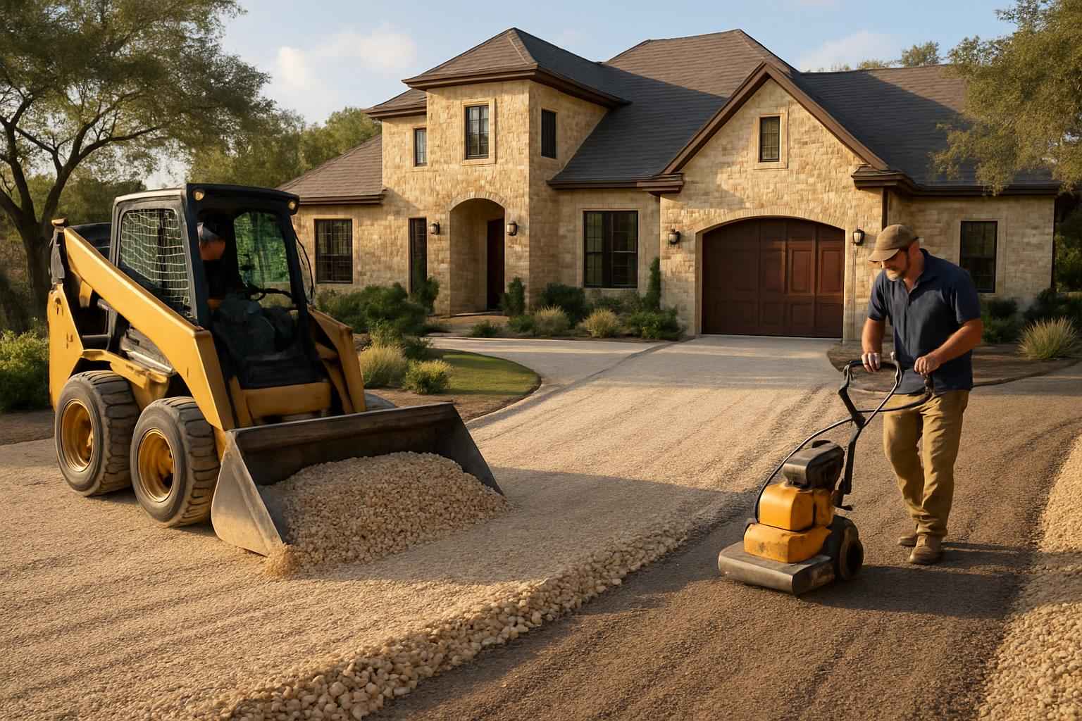 Driveway Grading and Compaction in Kerrville Texas
