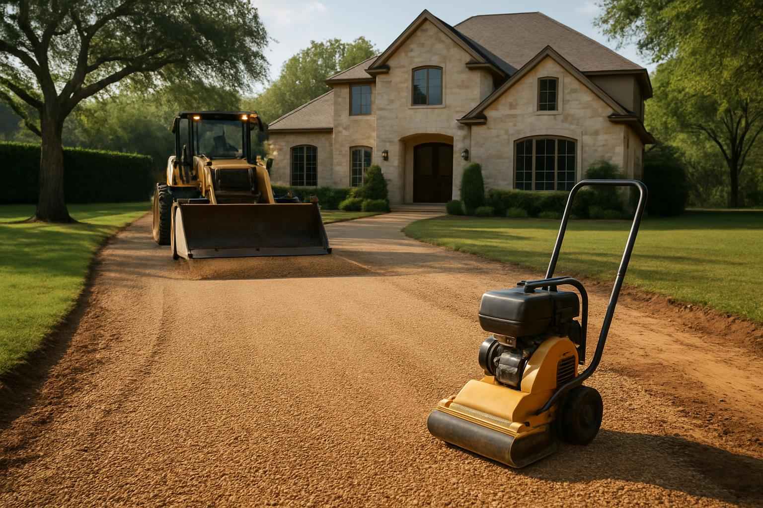 Driveway Grading and Compaction in Waring Texas