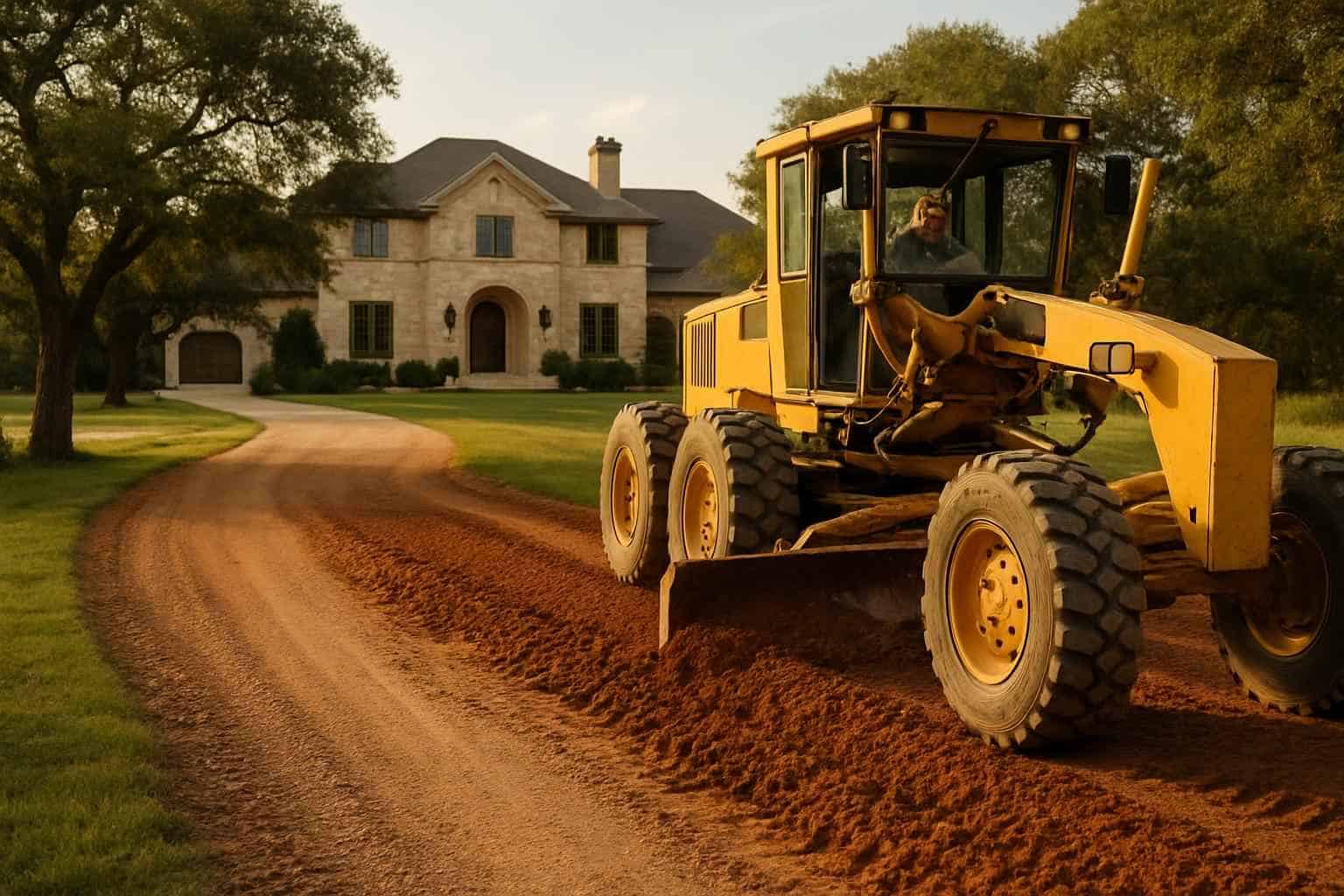 Driveway Grading in Waring Texas