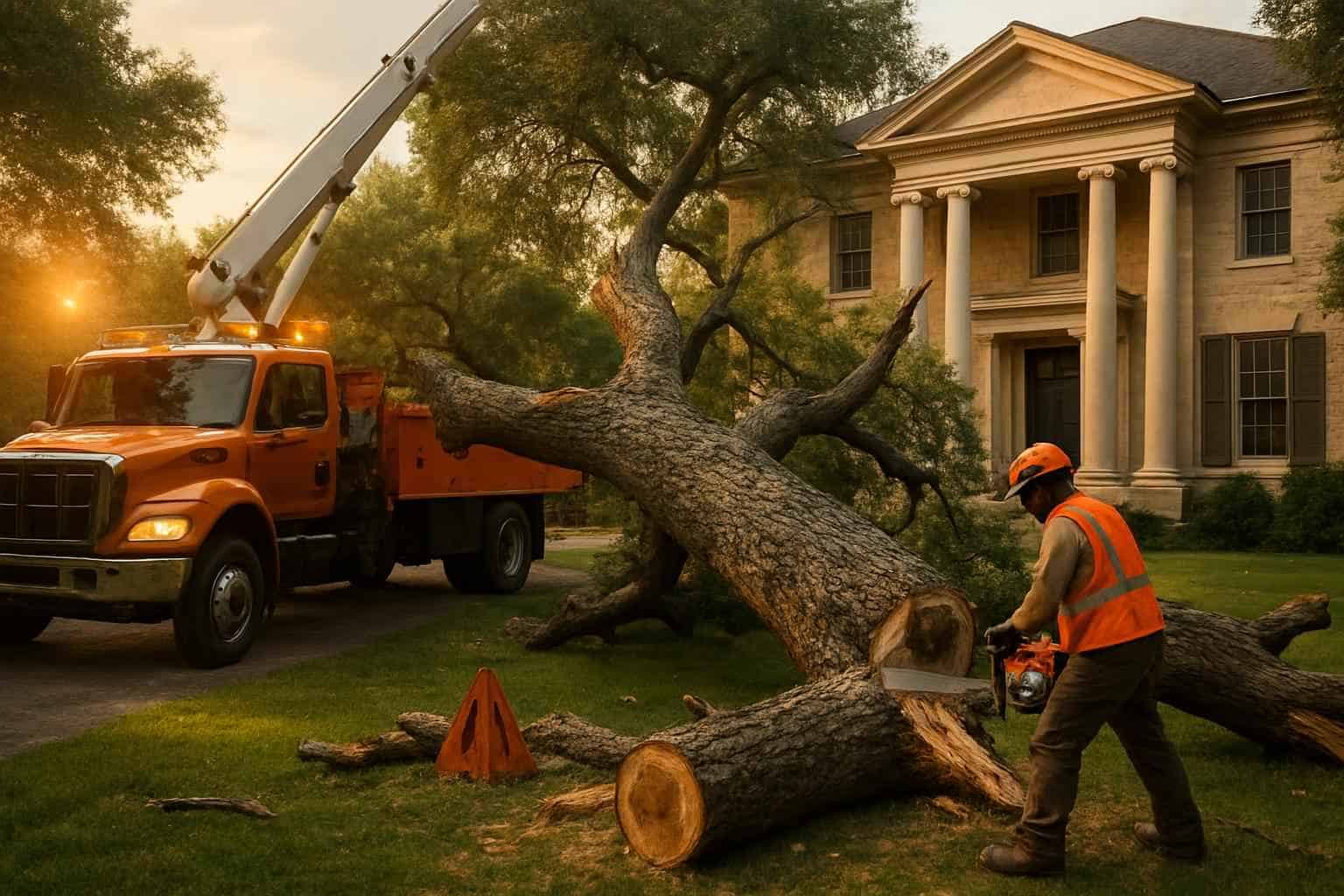 Emergency Tree Removal in Waring Texas