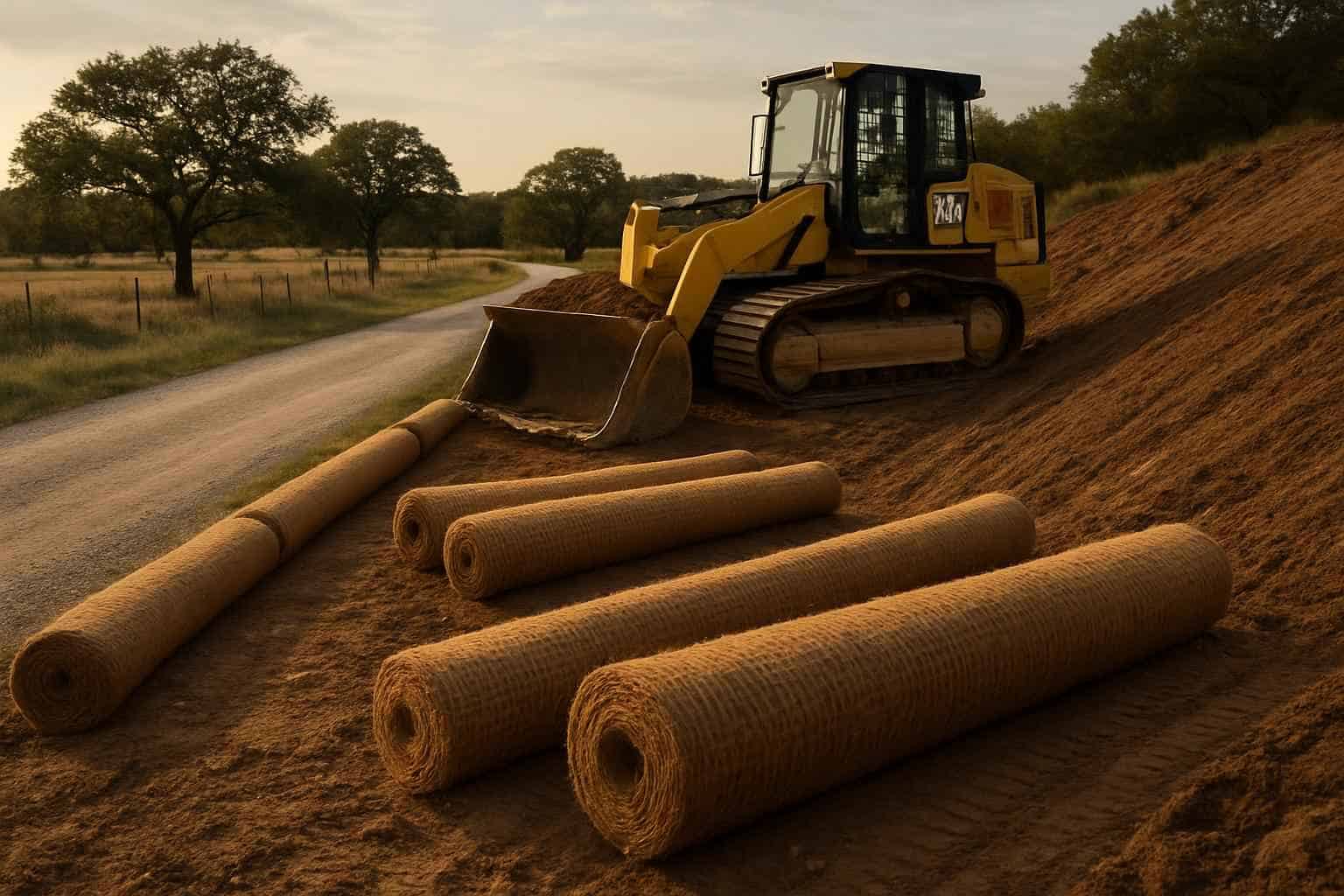 Erosion Control Prep in Harper Texas