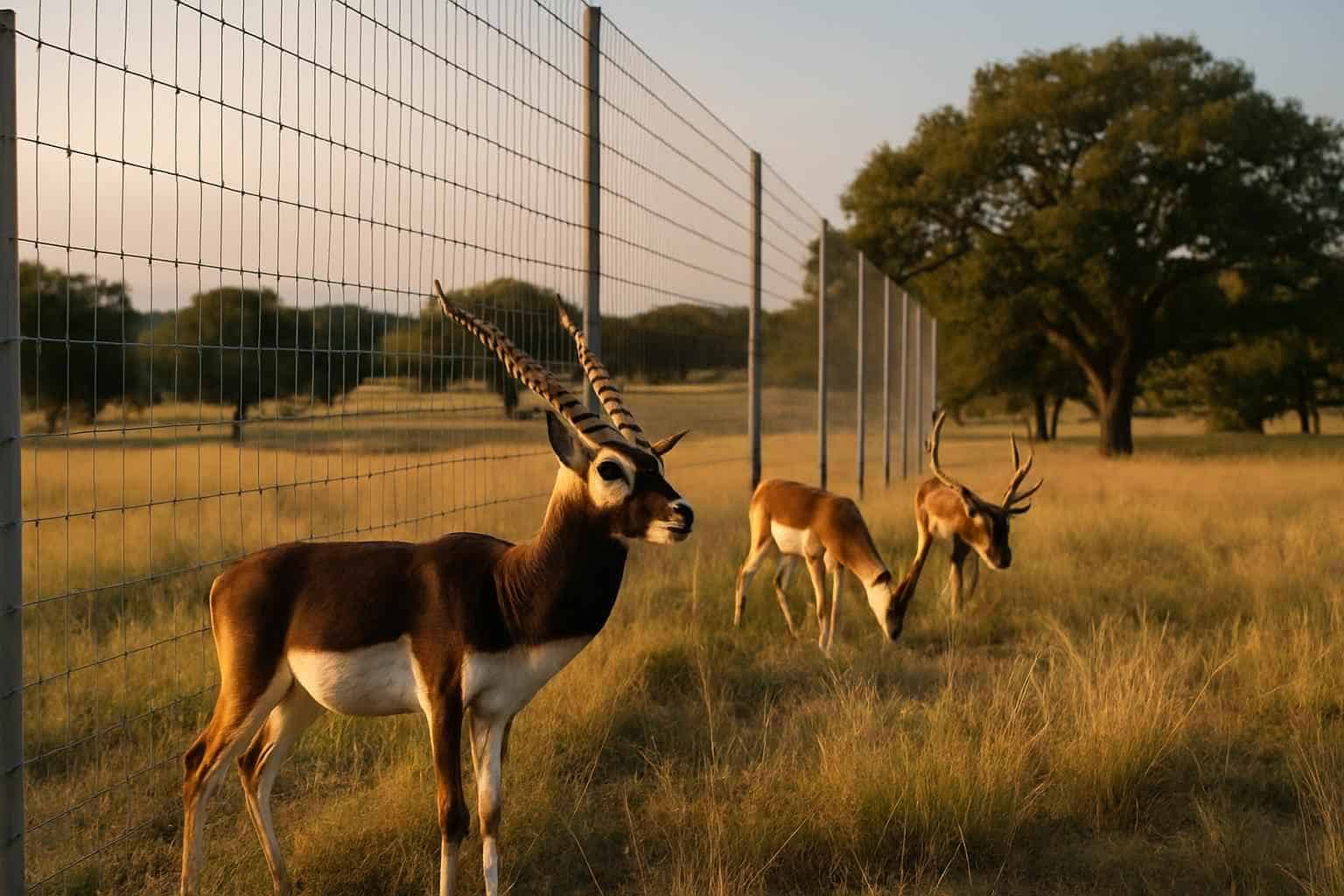 Exotic Game Fencing in Waring Texas