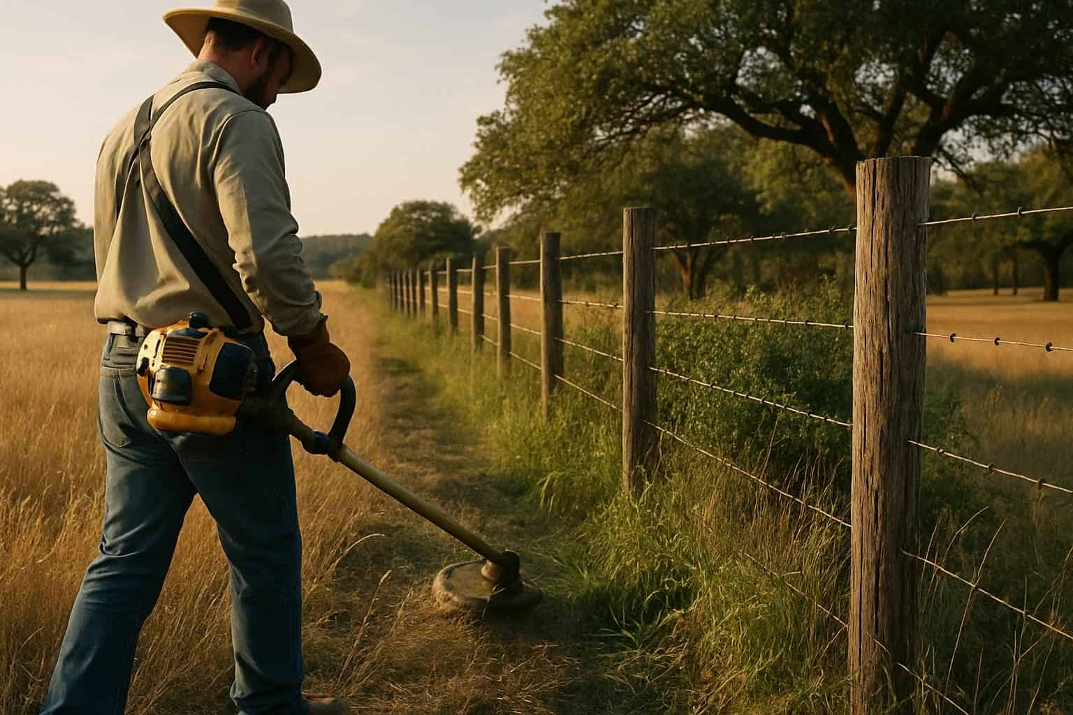 Fence Row Maintenance in Doss Texas