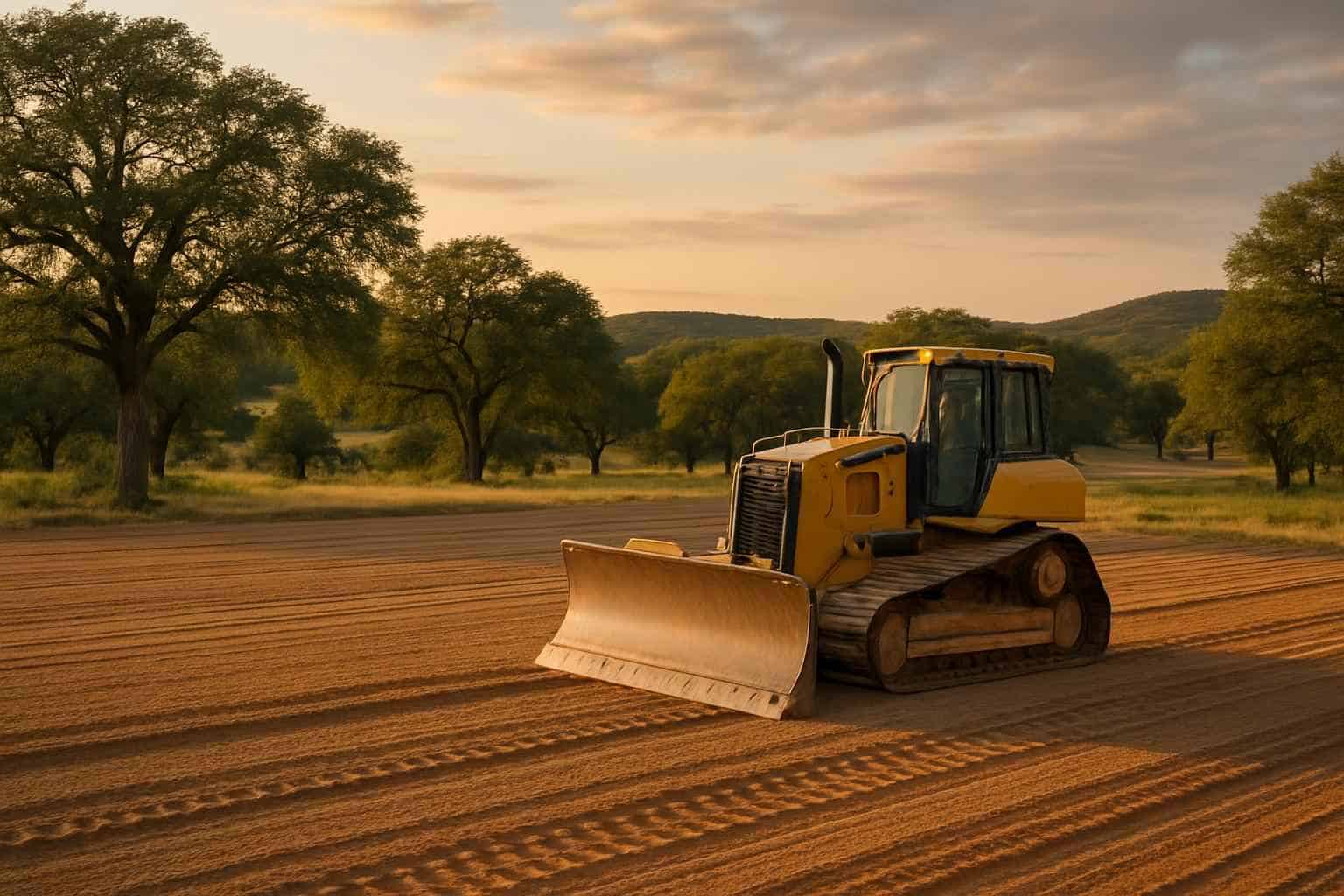 Final Grade for Construction in Doss Texas