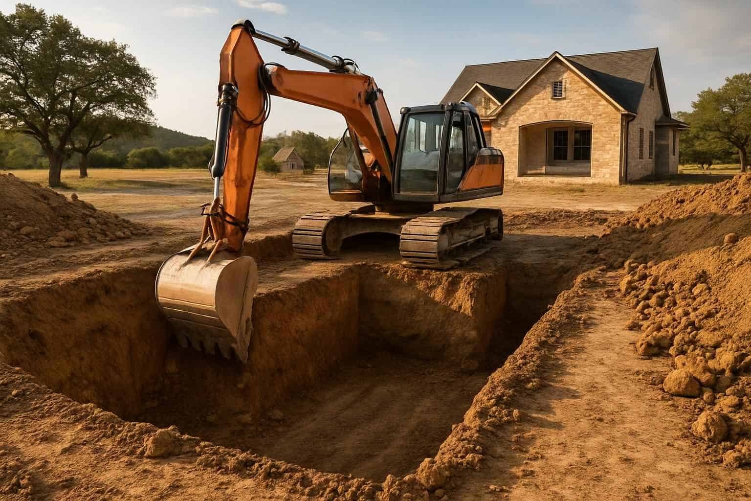Foundation Excavation in Harper Texas
