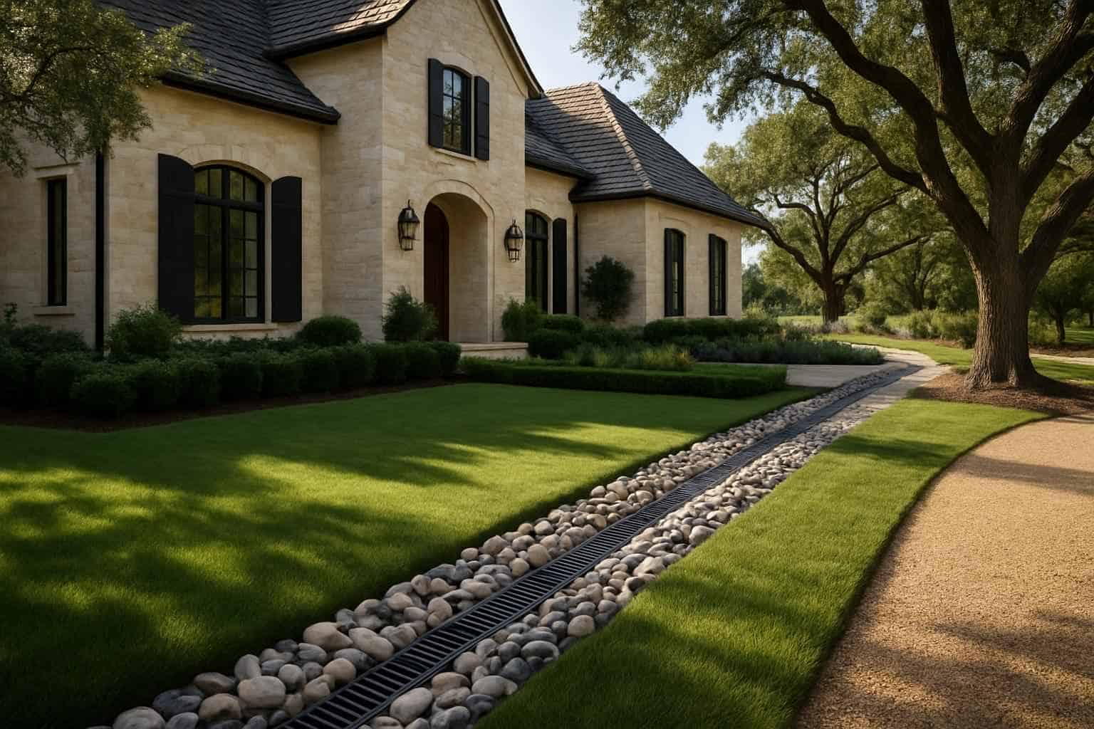 French Drains in Comfort Texas