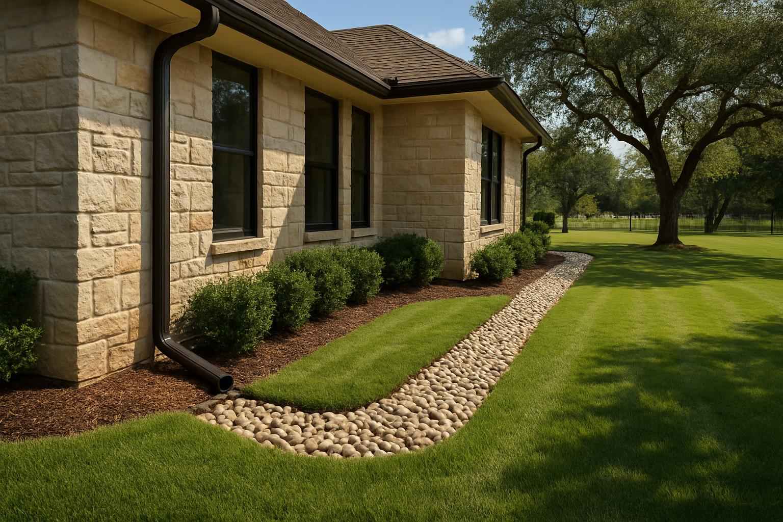 French Drains in Kerrville Texas