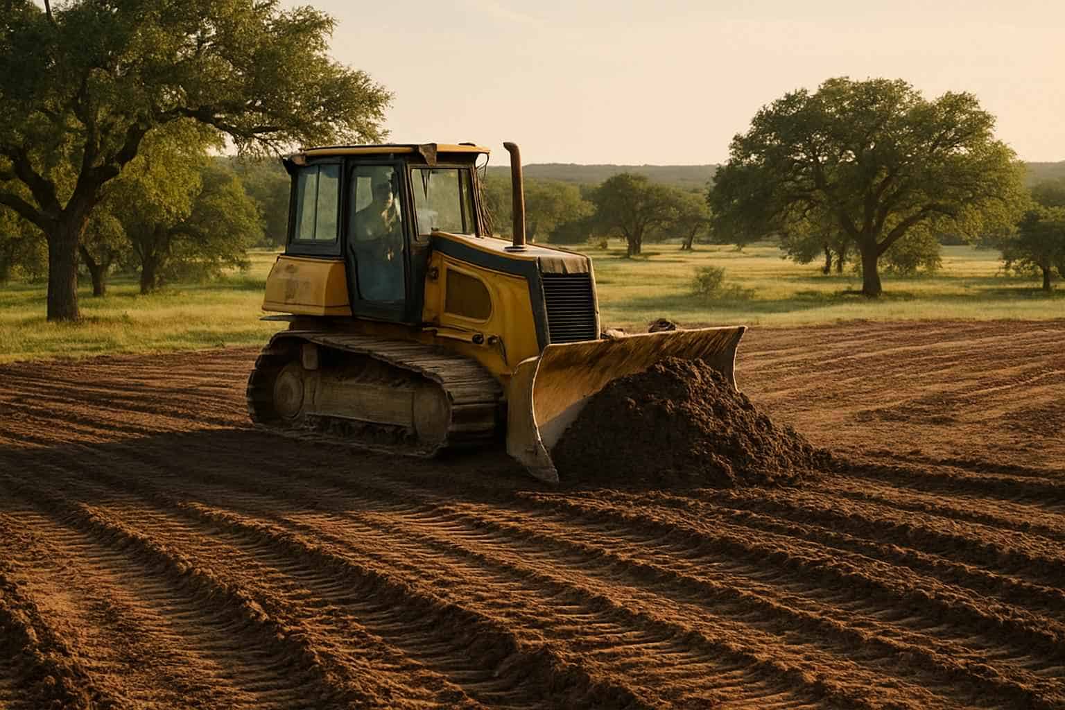 Grading and Leveling in Harper Texas