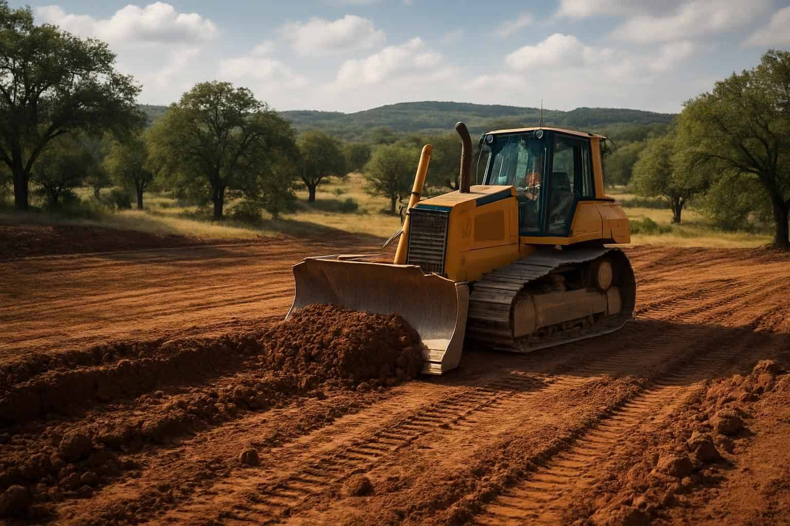 Grading and Leveling in Kerrville Texas