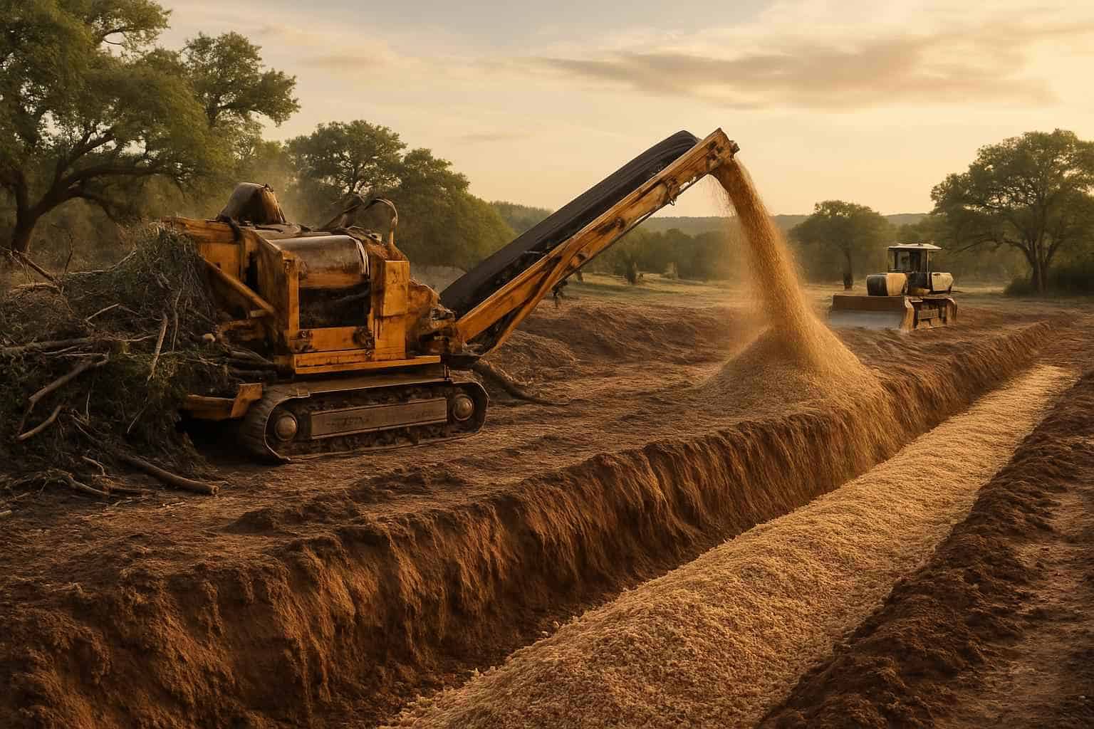 Grind and Backfill in Doss Texas