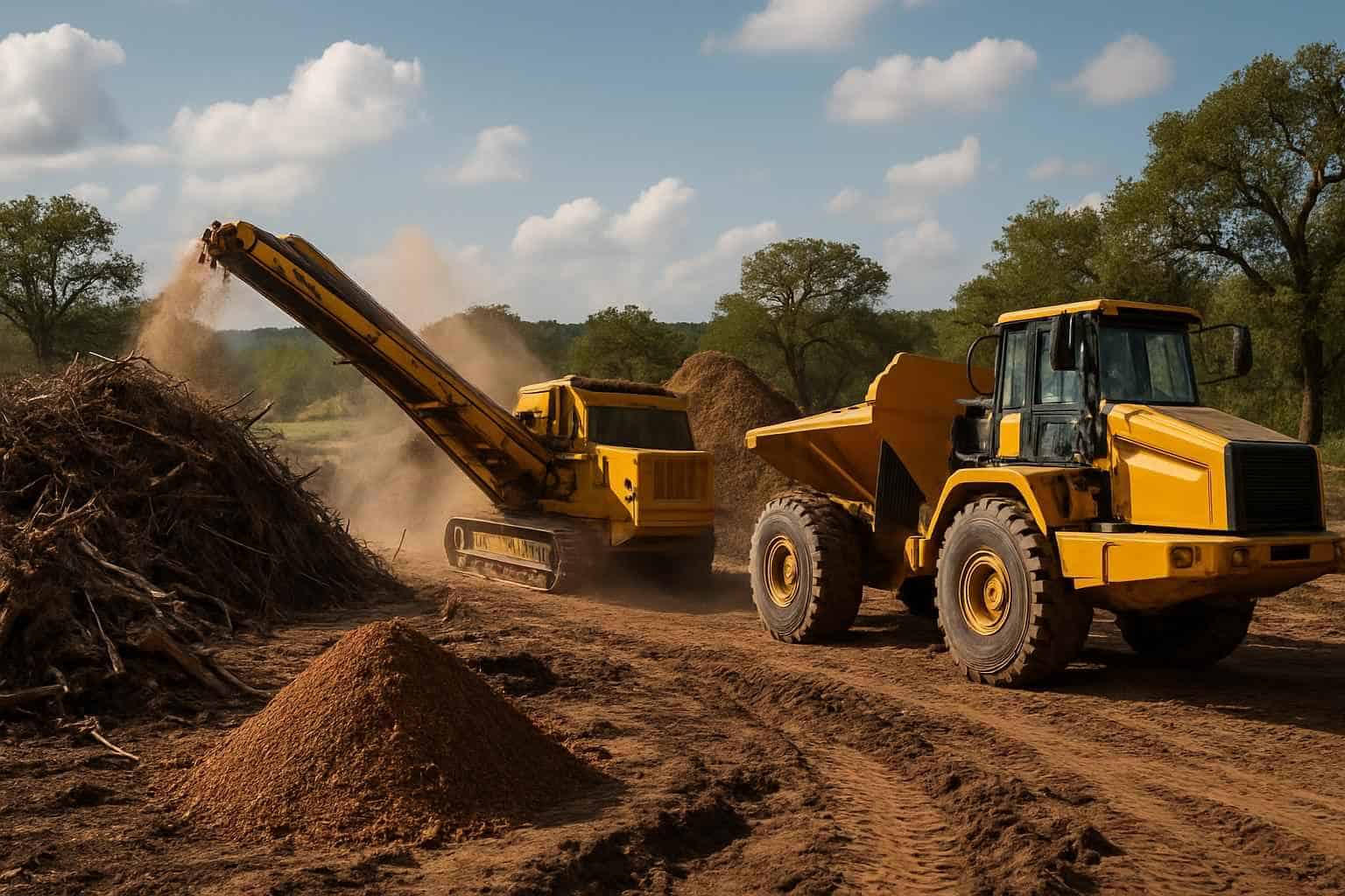 Grind and Backfill in Waring Texas