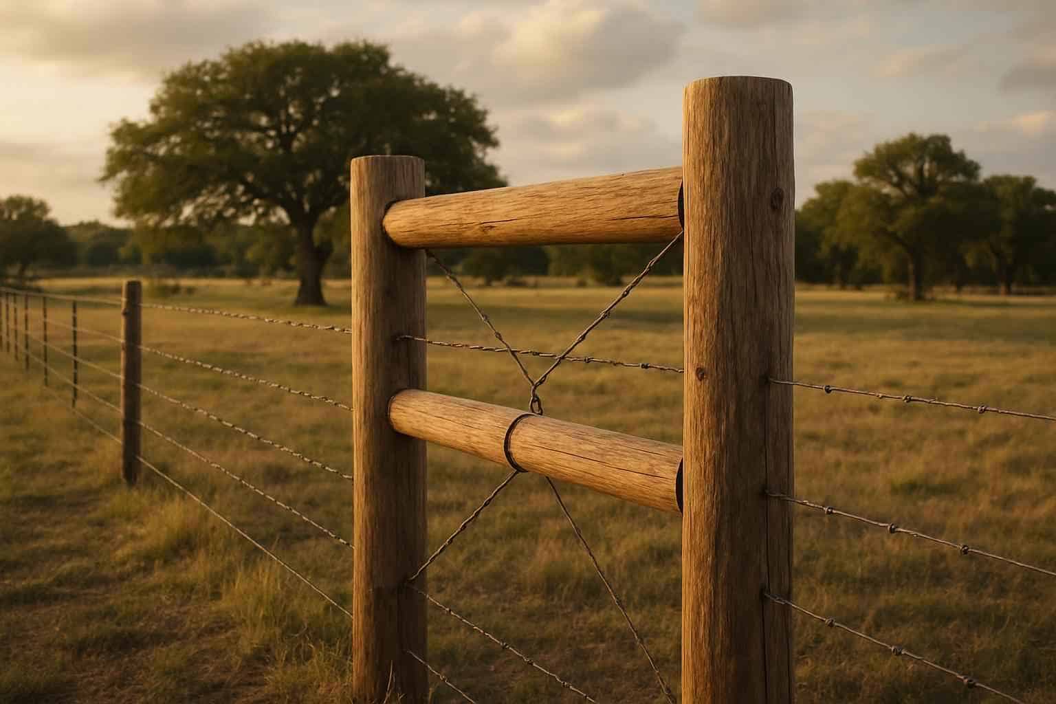 H Brace and Corner Posts in Doss Texas