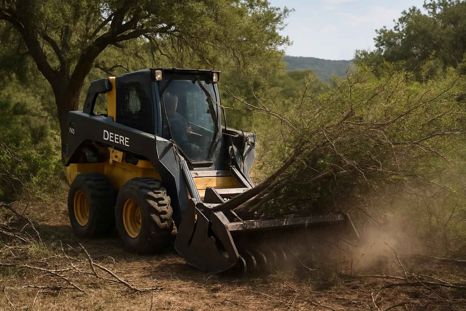 Heavy Brush Removal in Kerrville Texas