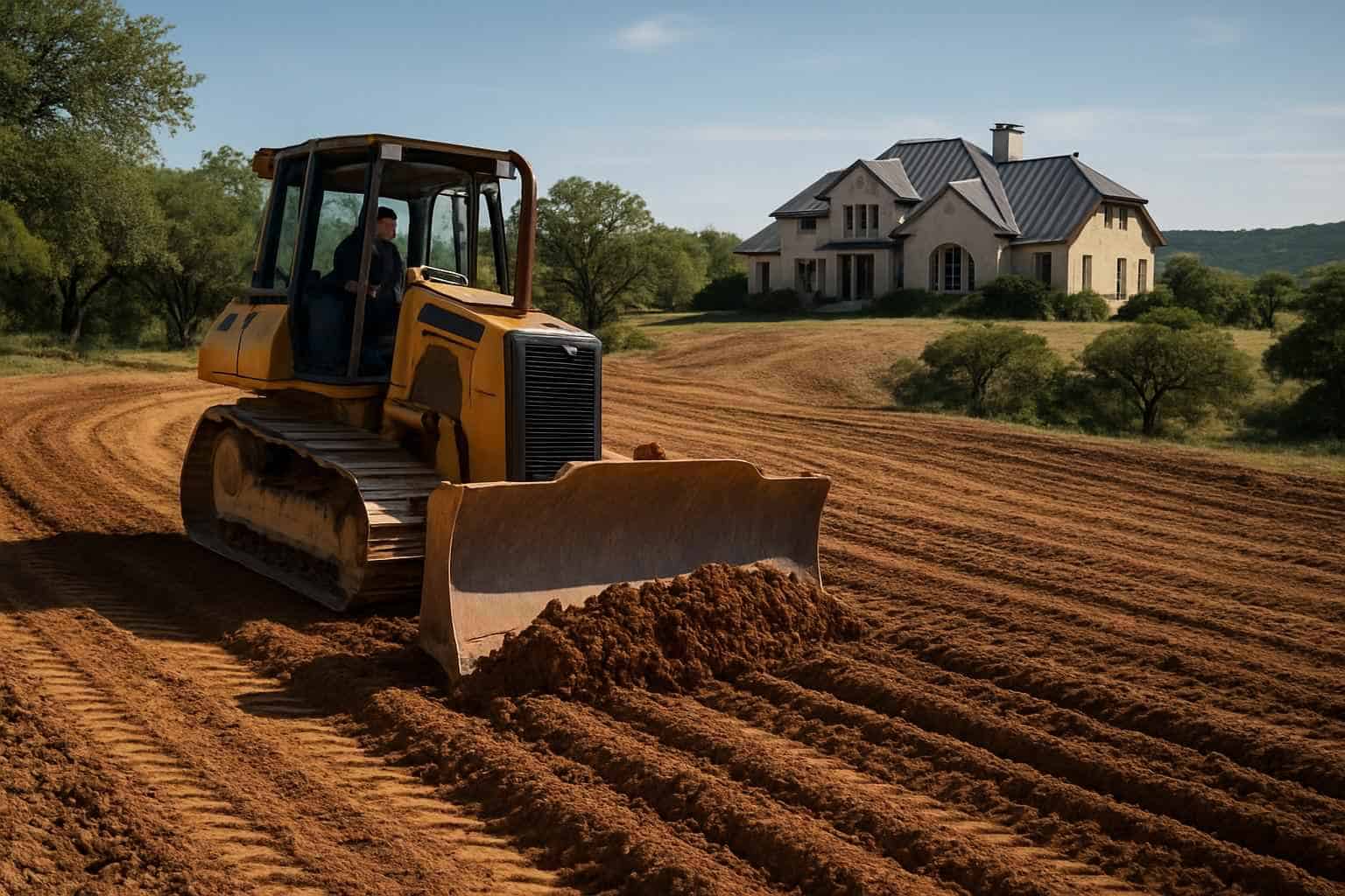 Land Grading in Kerrville Texas
