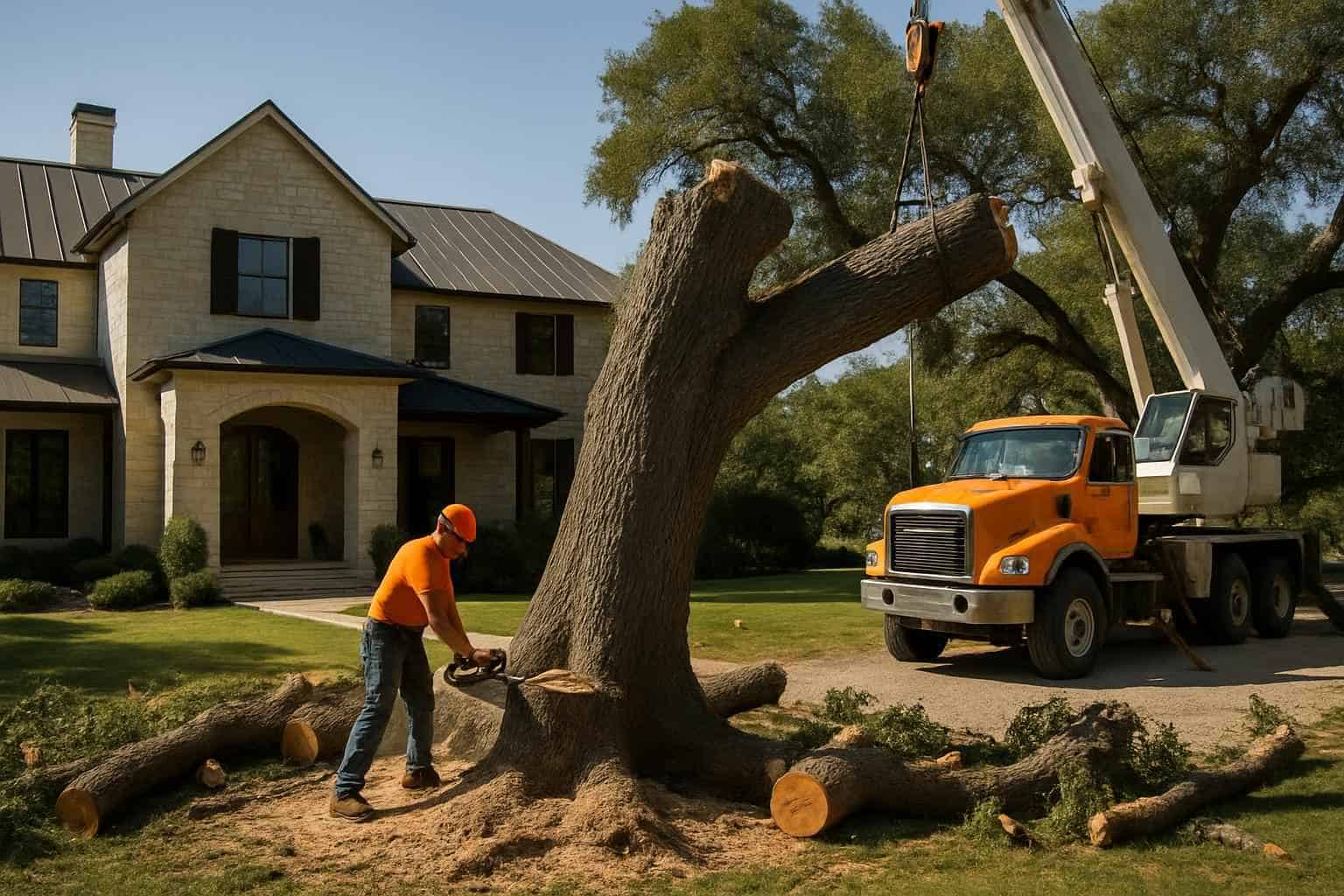 Large Tree Removal in Harper Texas