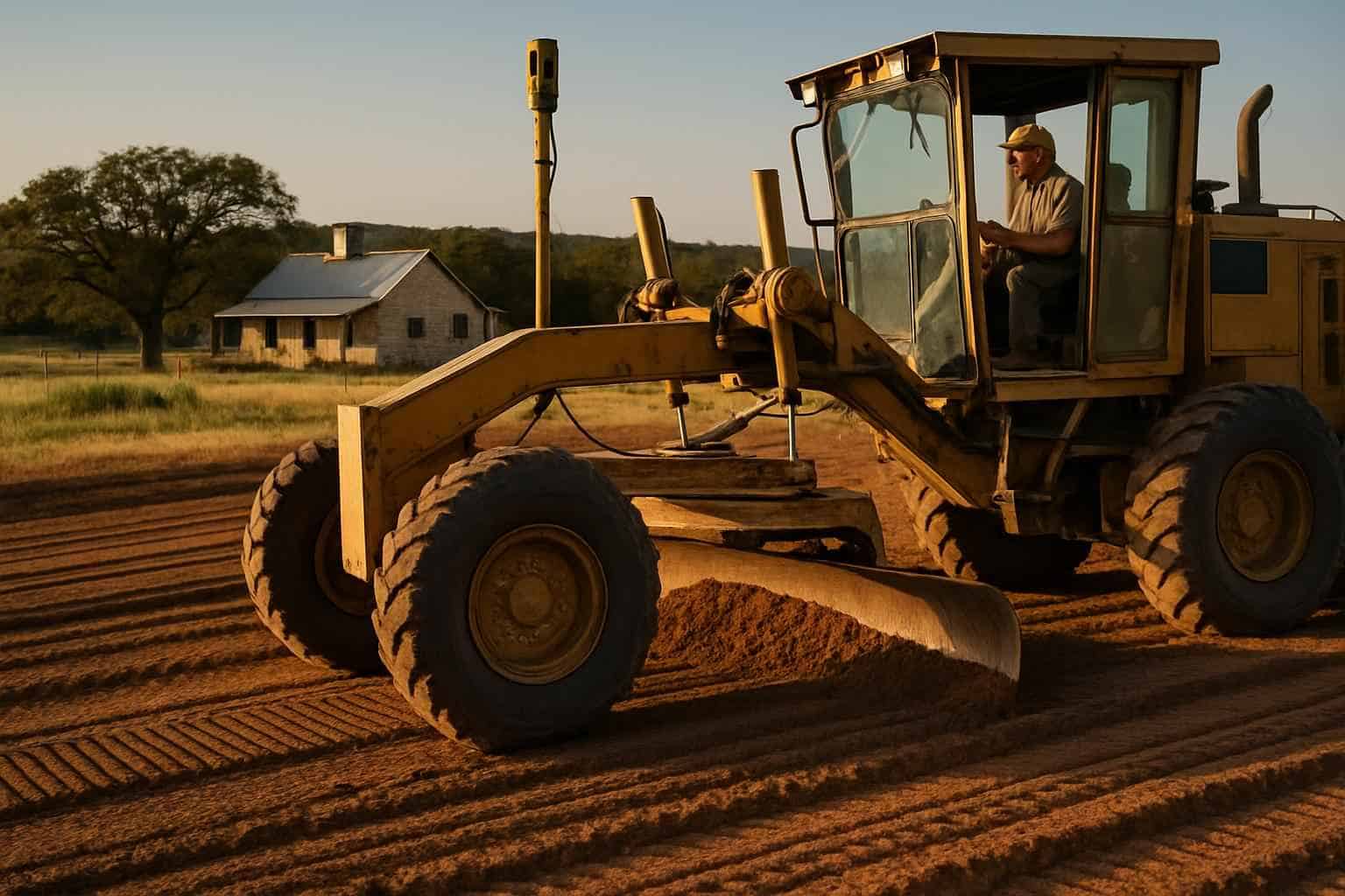 Laser Grading in Doss Texas