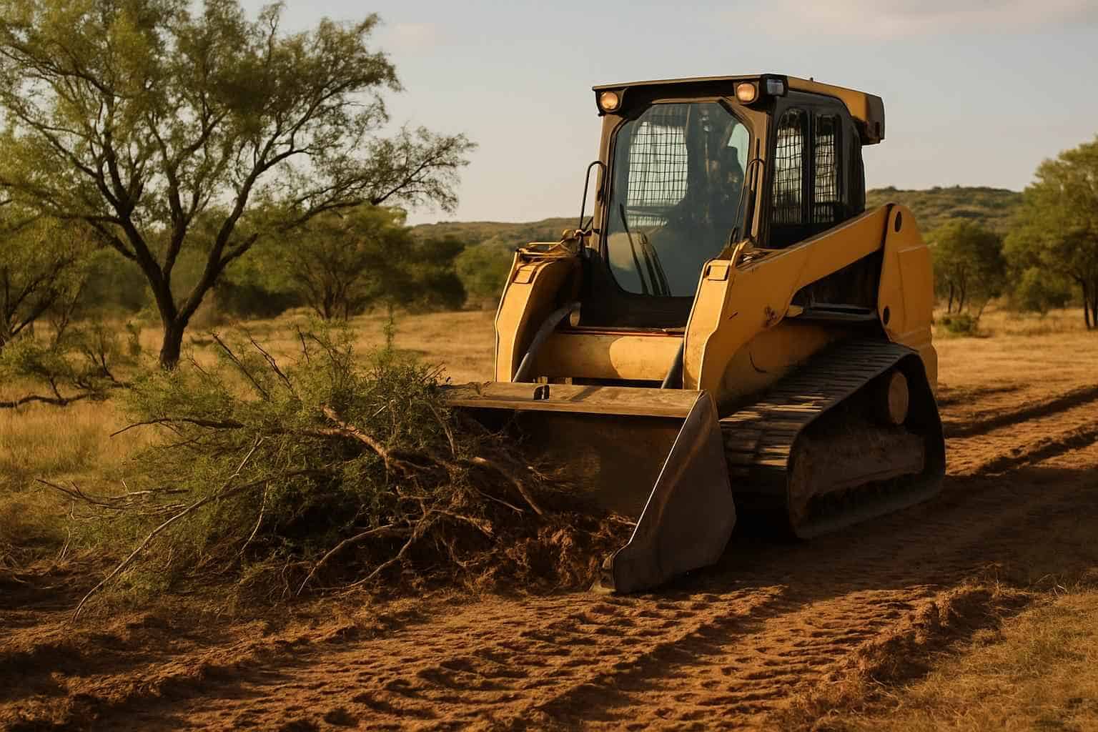 Mesquite Brush Clearing in Kerrville Texas