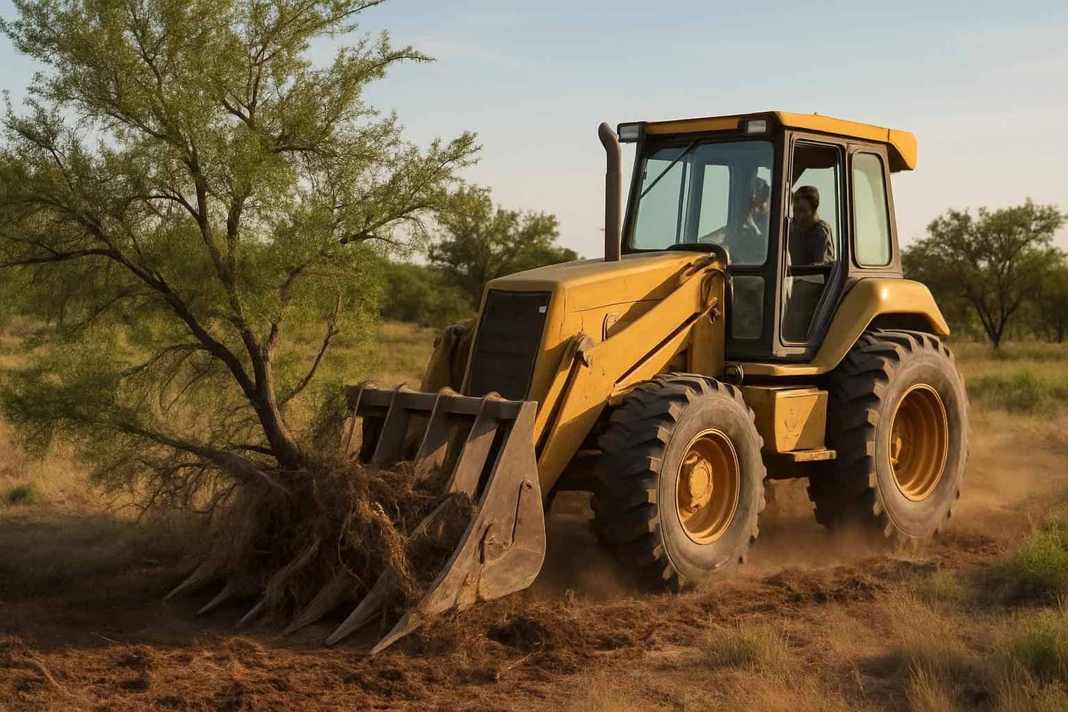 Mesquite Grubbing in Harper Texas