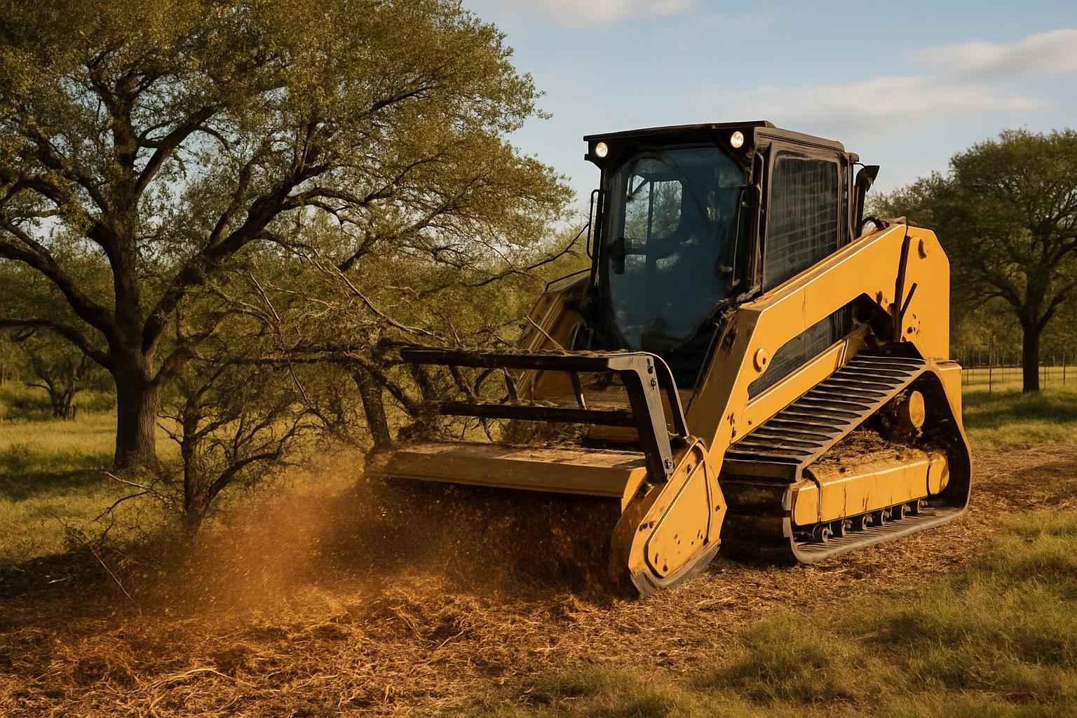 Mesquite Mulching in Comfort Texas