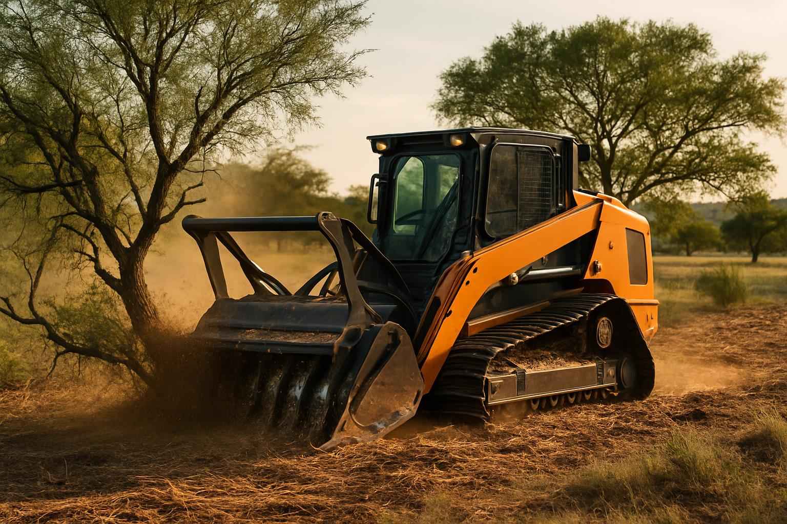 Mesquite Mulching in Doss Texas