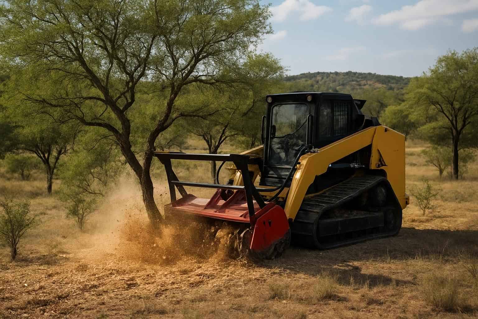 Mesquite Mulching in Kerrville Texas