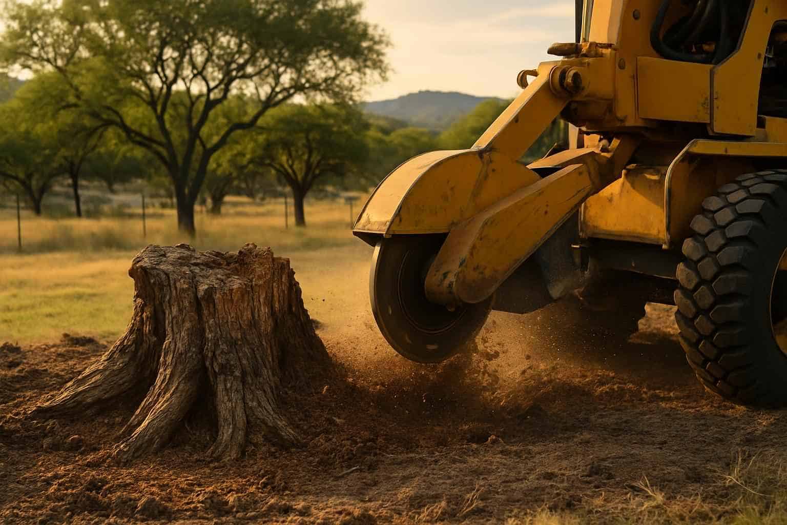 Mesquite Stump Removal in Doss Texas