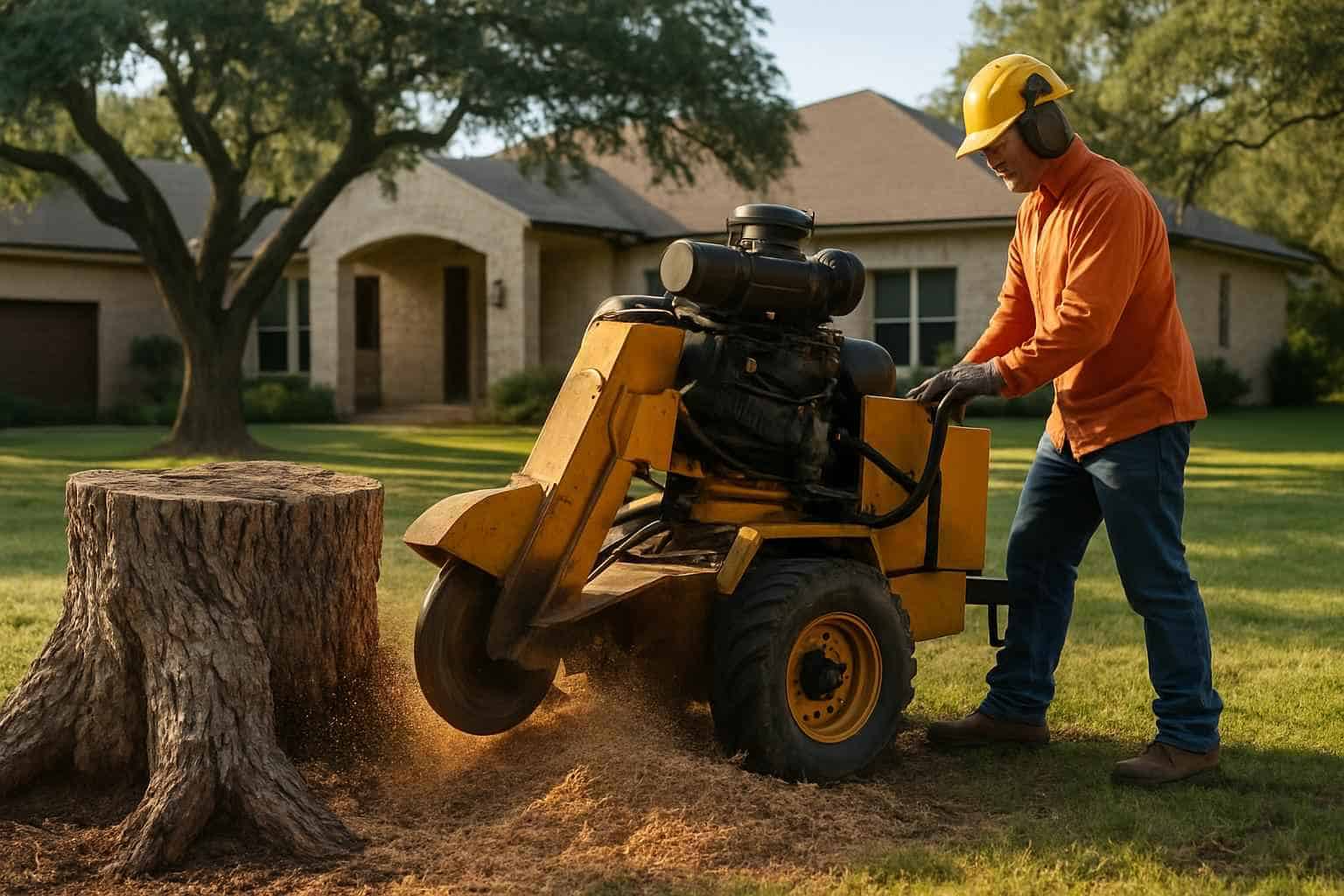 Mesquite Stump Removal in Kerrville Texas