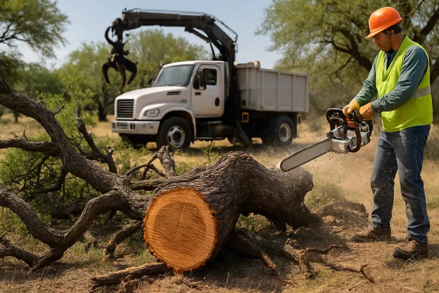 Mesquite Tree Removal in Harper Texas
