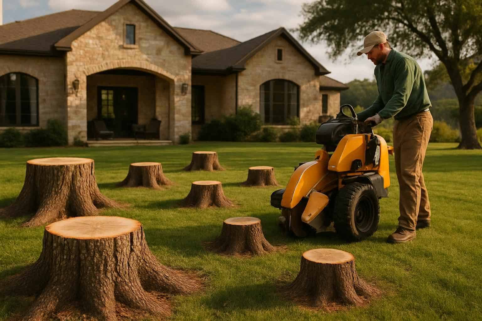 Multiple Stumps Same Day in Comfort Texas