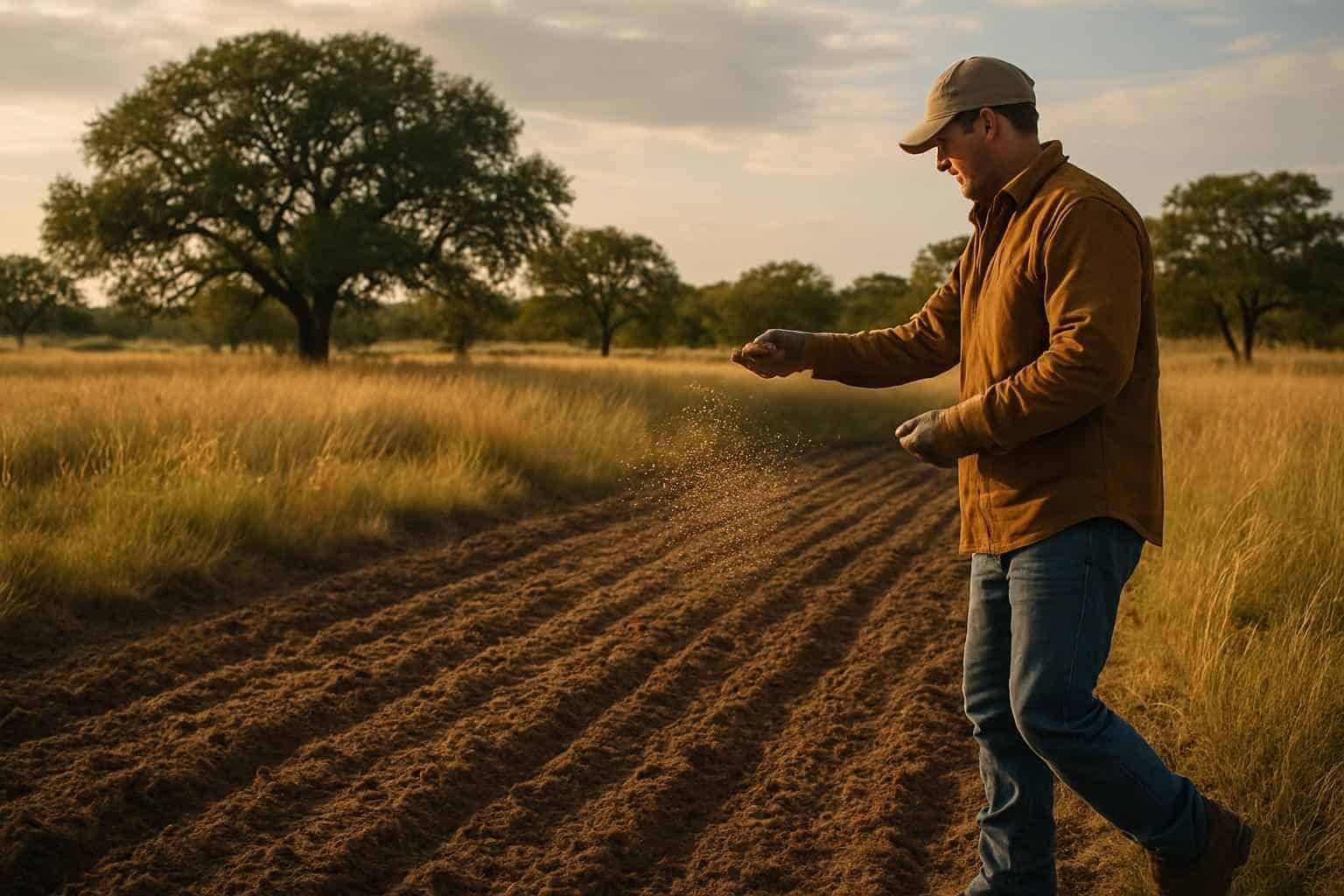 Native Grass Seeding in Harper Texas