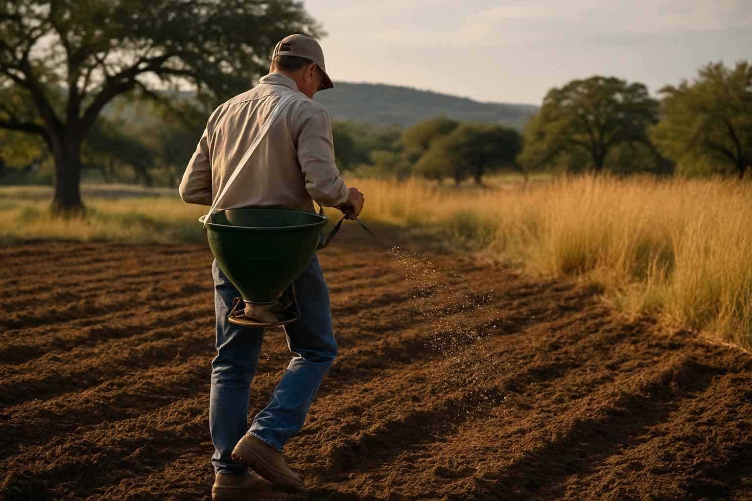 Native Grass Seeding in Kerrville Texas