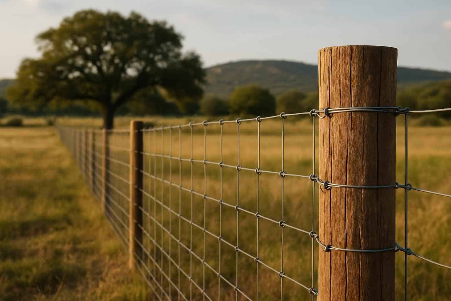 Net Wire and Field Fence in Doss Texas