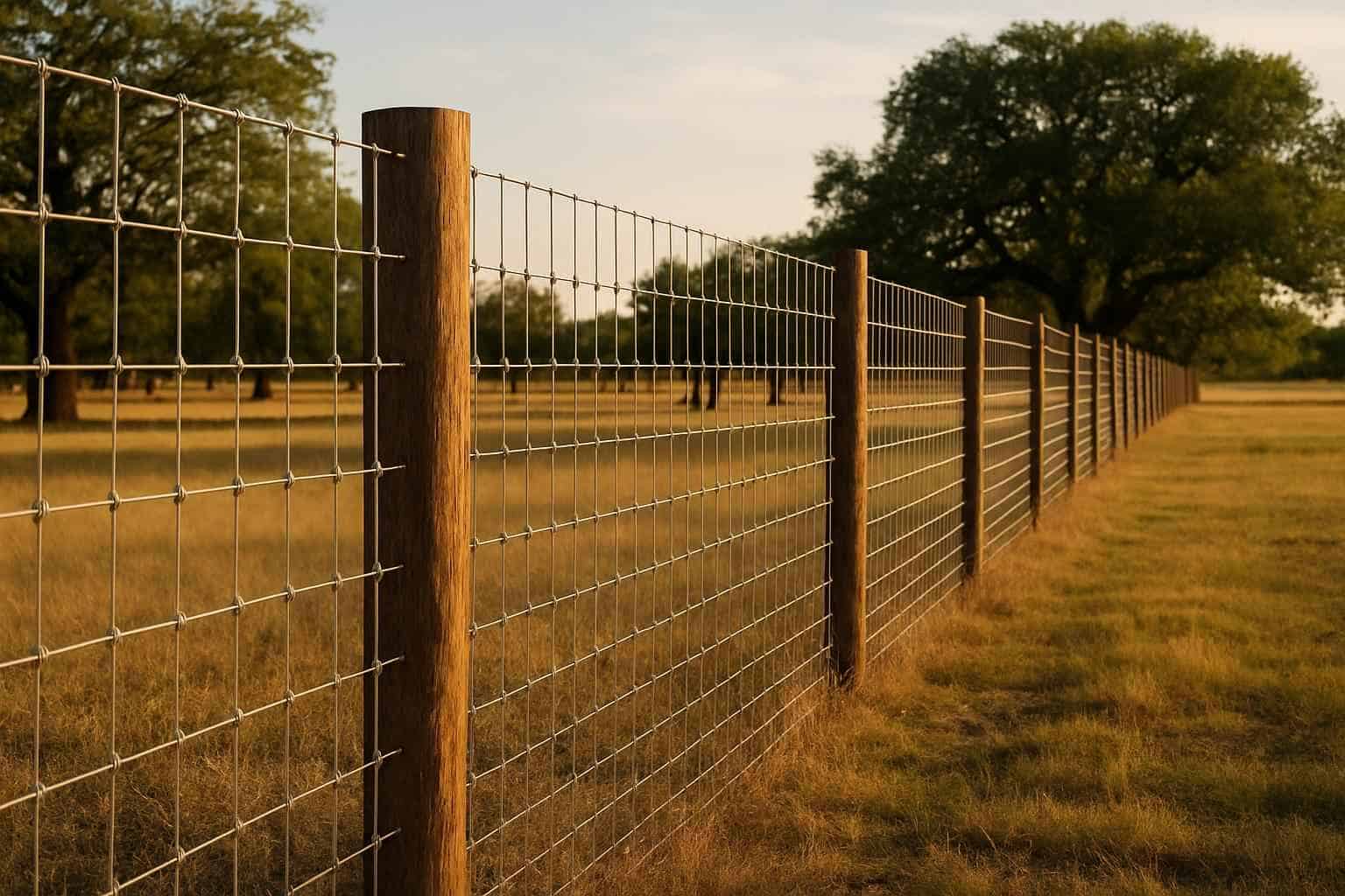 Net Wire And Field Fence In Harper Texas