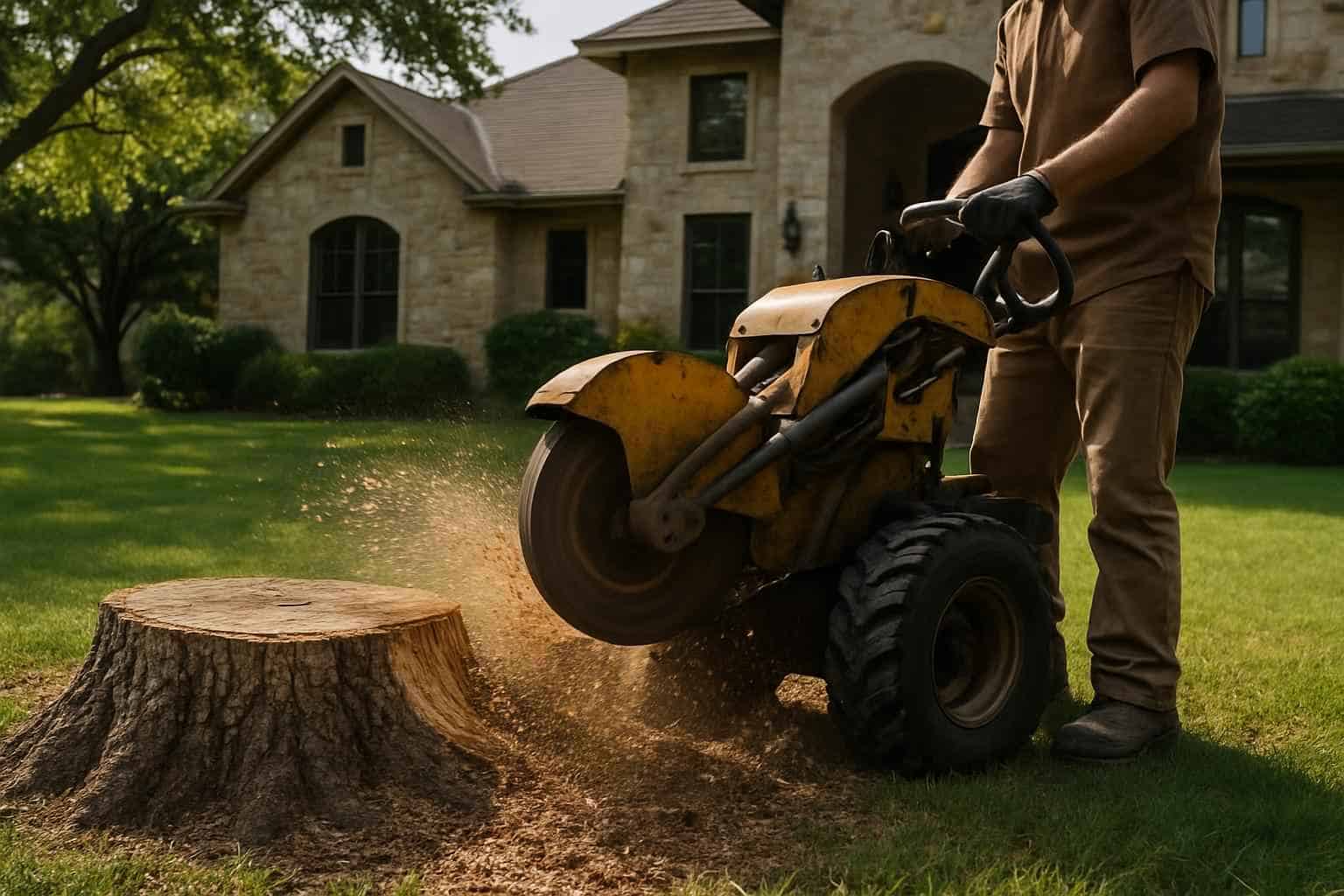 Oak Stump Removal in Harper Texas