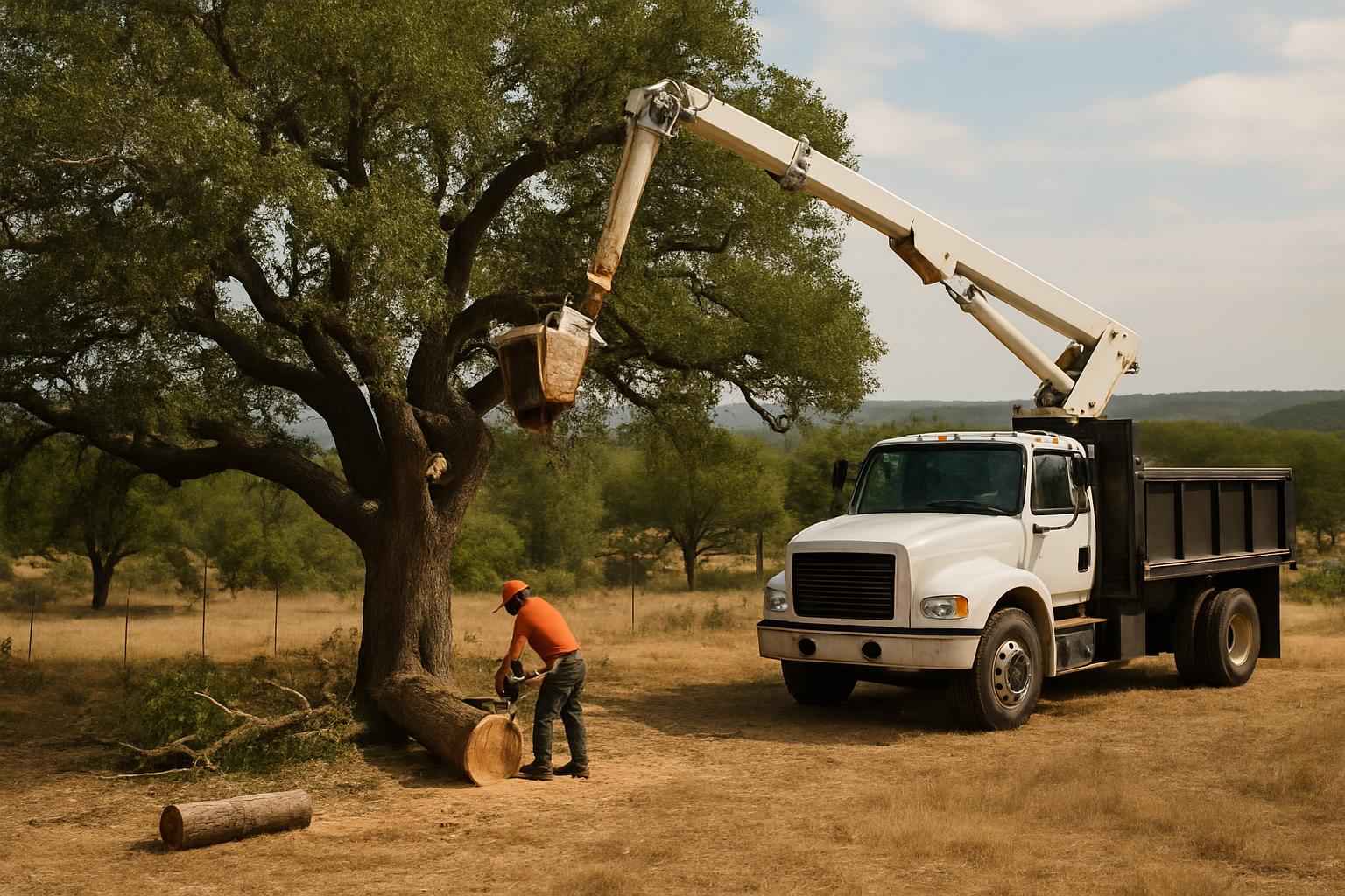 Oak Tree Removal in Harper Texas