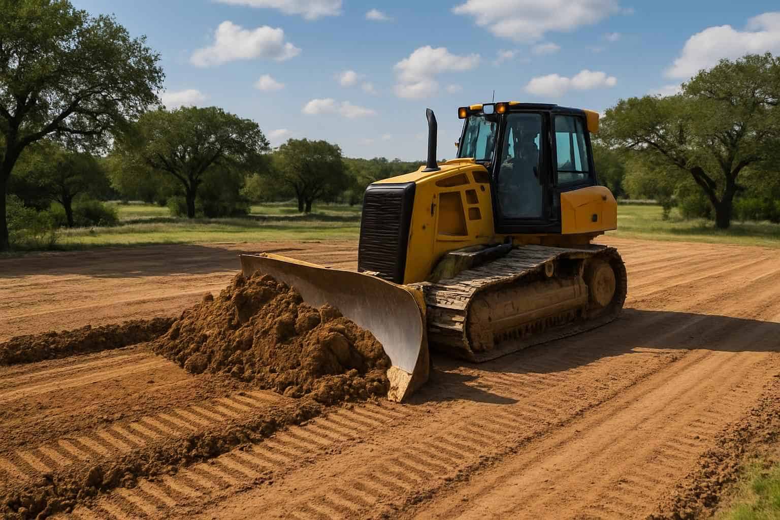 Pad Site Clearing in Harper Texas