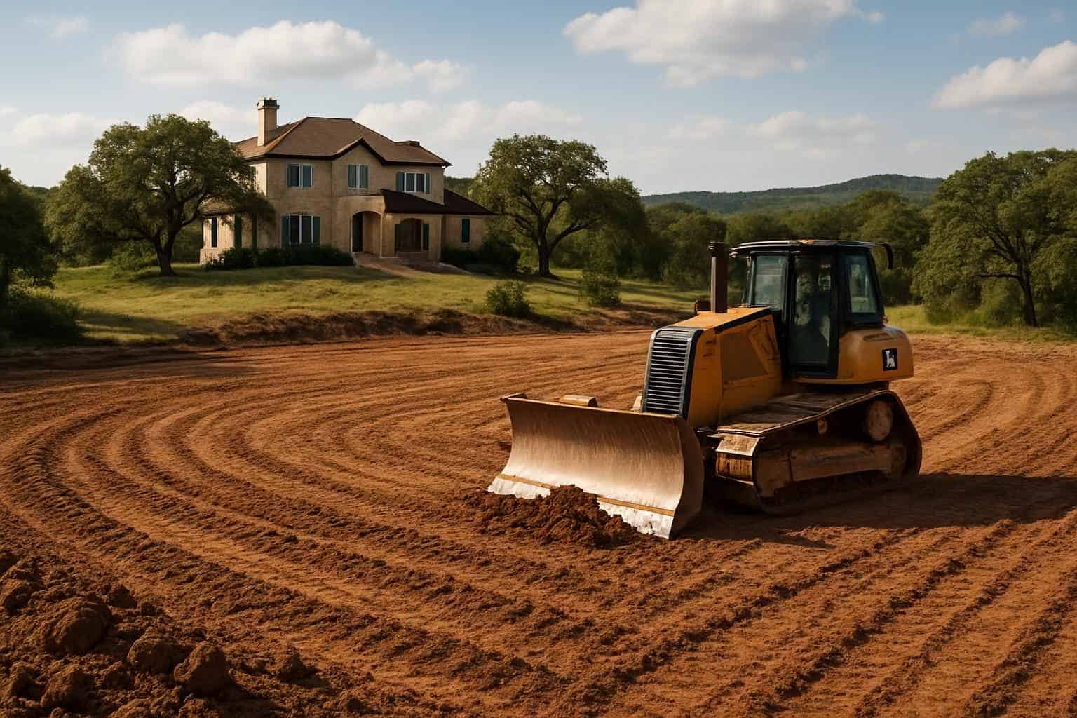 Pad Site Clearing in Kerrville Texas