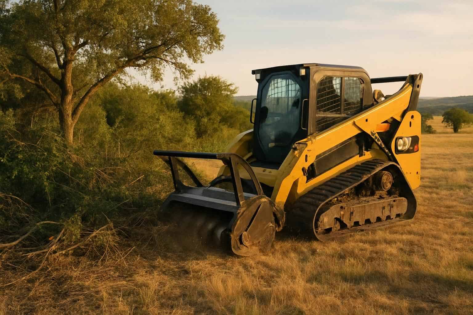 Pasture Brush Clearing in Doss Texas