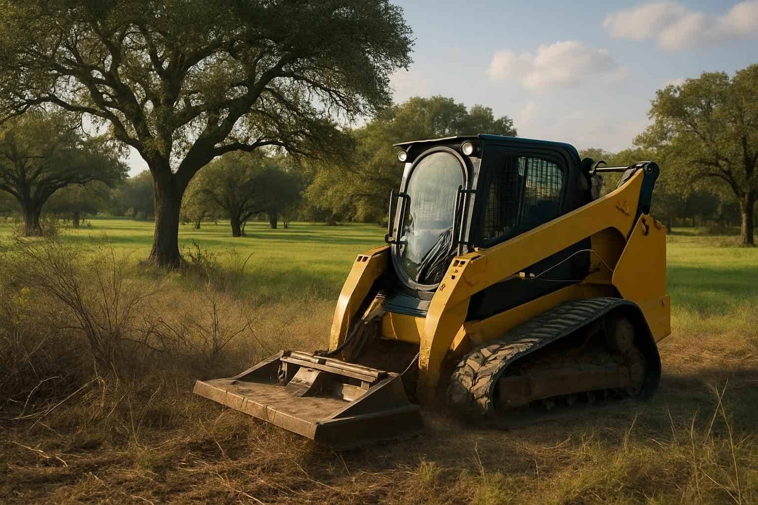 Pasture Underbrush Clearing in Comfort Texas
